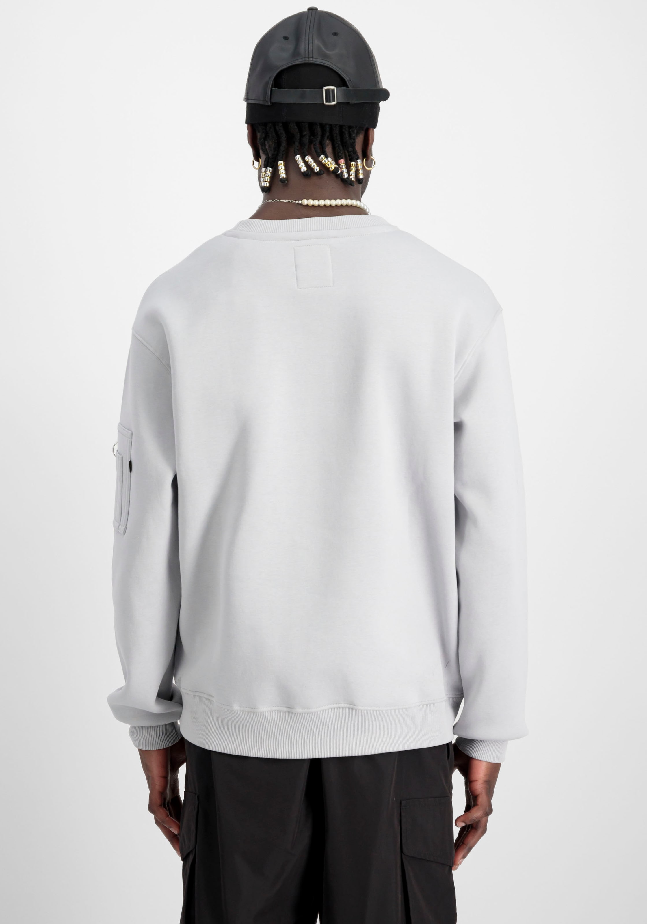 Alpha Industries Sweatshirt »Satin Logo Sweater«