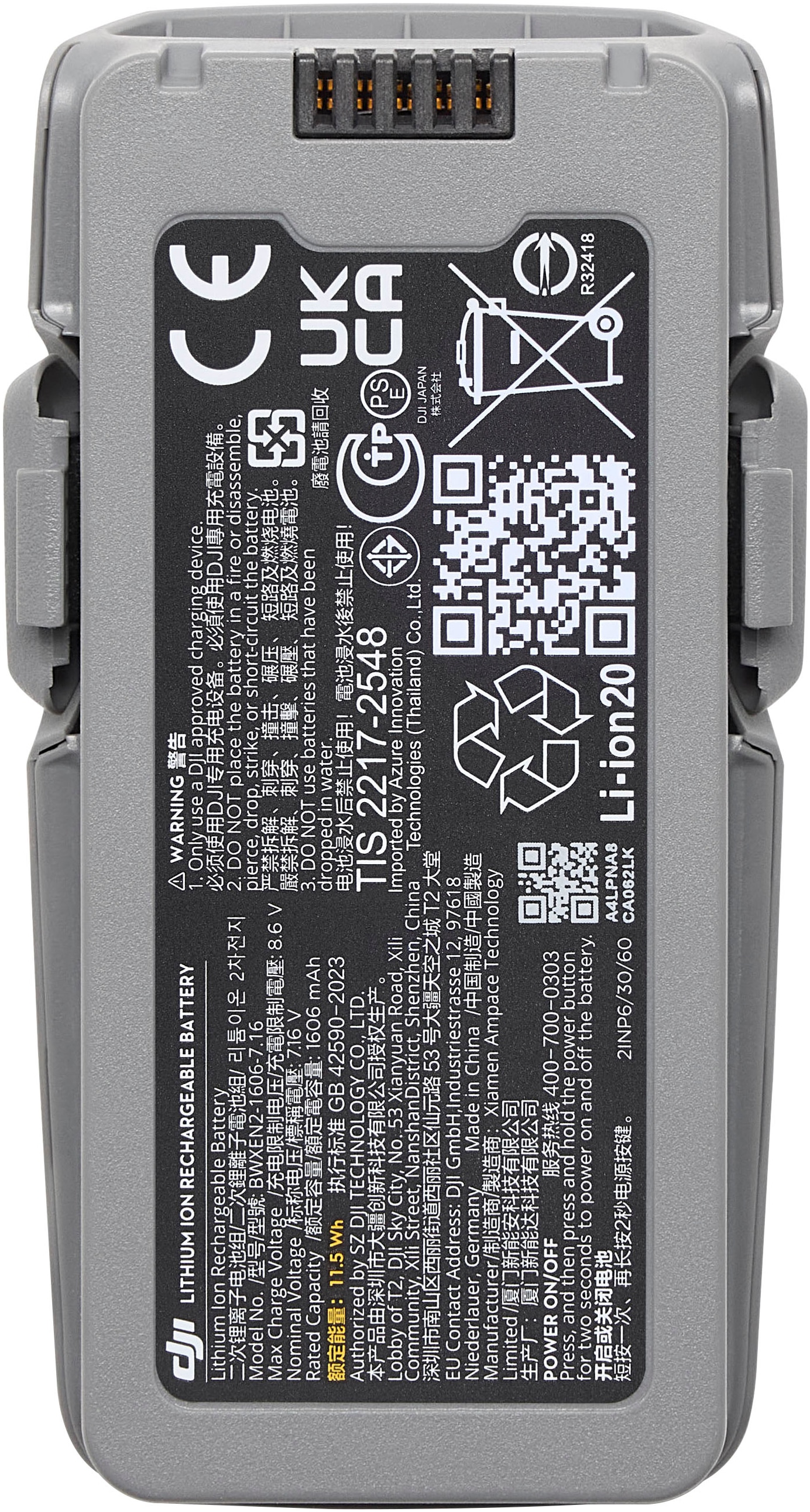 DJI Drohnen-Akku »Neo 2 Intelligent Flight Battery« 1.606 mAh