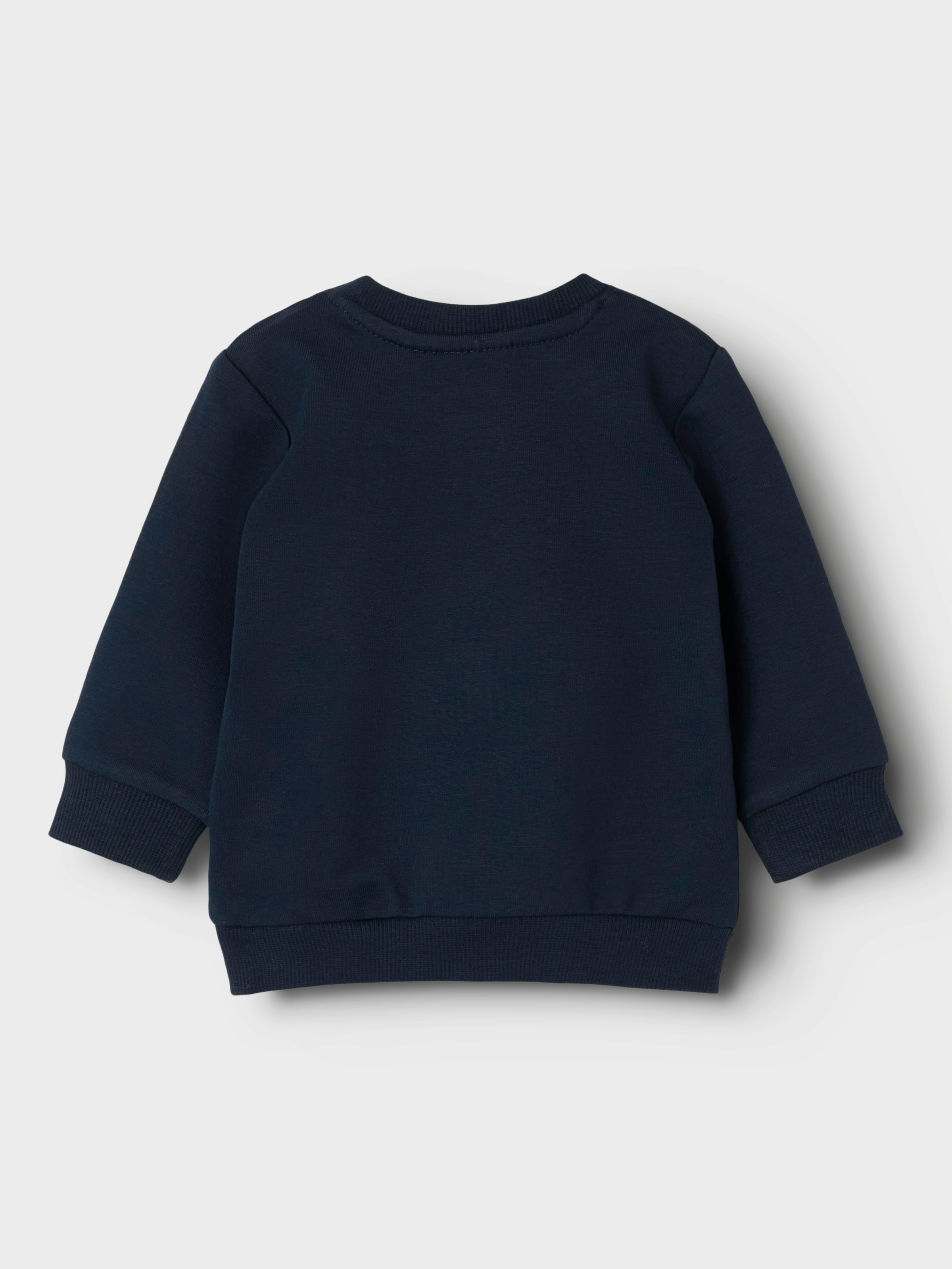 Name It Sweatshirt »NBNTAKKI für Mädchen und Jungen mit Druckknopf und Stretch«, unifarben, casual, regular fit, Baumwollmix, Rundhals

