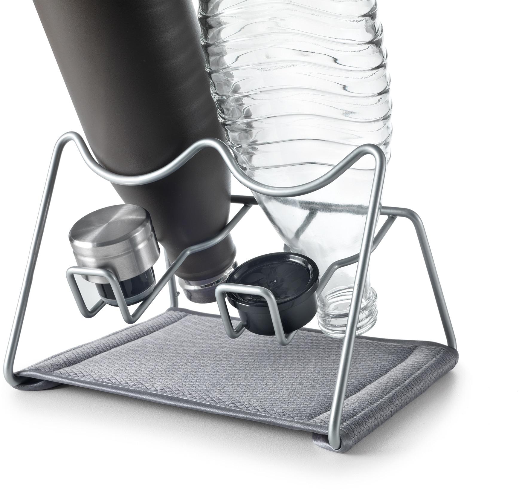 Metaltex Zubehöraufbewahrungsständer »Sodatex-2« (Abtropfgestell) für 2 Flaschen