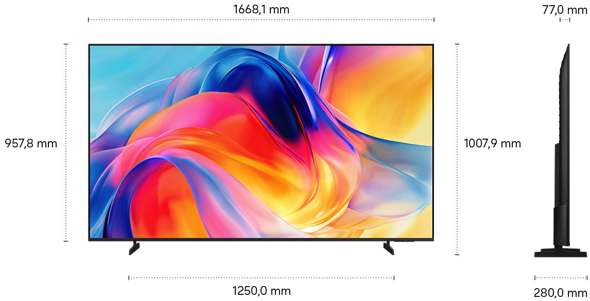 Samsung Mini-LED-Fernseher »GU75M70HAU« 189 cm/75 ″ Smart-TV