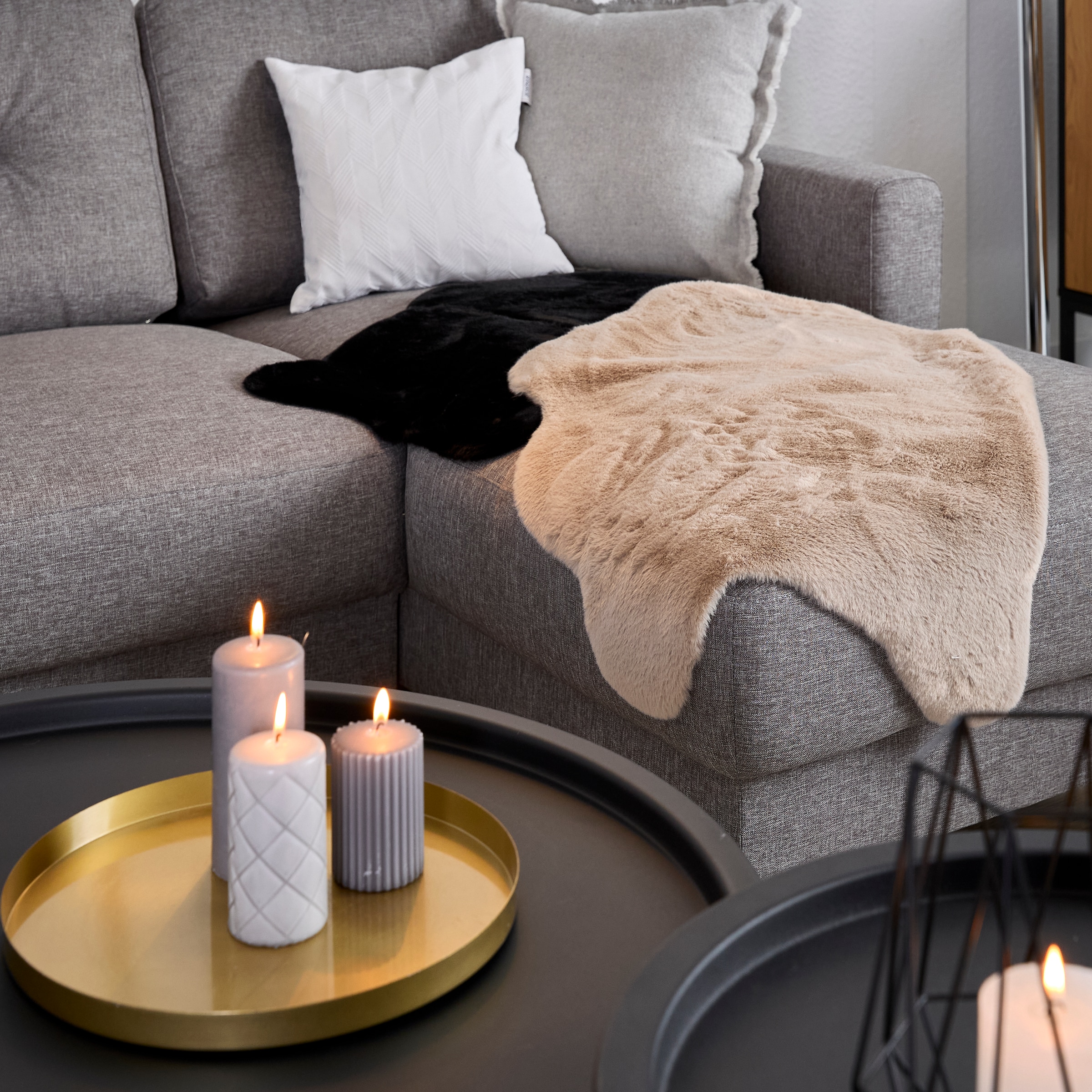 ASTRA Fellteppich »Elda , Kunstfell« rechteckig 13 mm Höhe Dekofell, kuschelweich,  Wohnzimmer, Kinderzimmer, Kaninchenhaptik