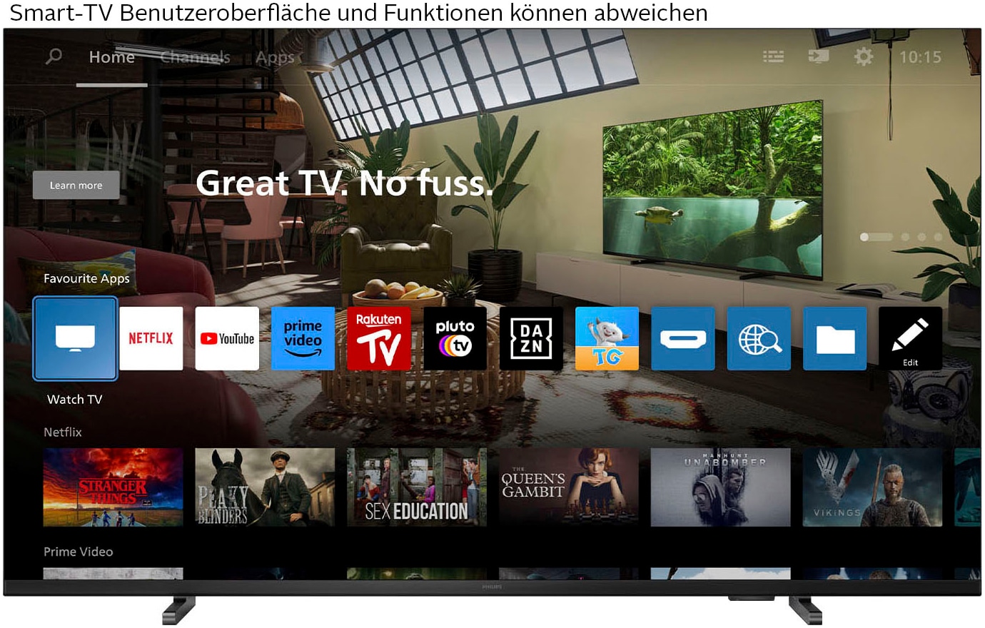 Philips LED-Fernseher, 139 cm/55 Zoll, 4K Ultra HD, Smart-TV