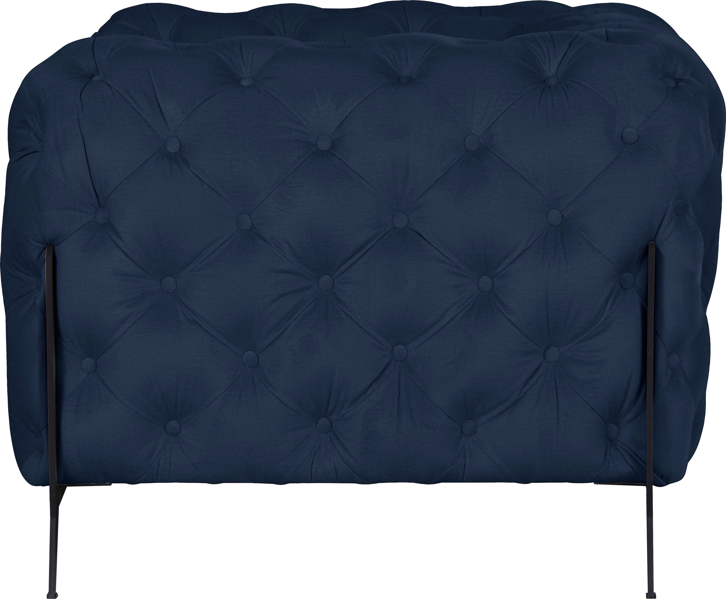 Home affaire Chesterfield-Sessel »Amaury Sessel« aufwändige Knopfheftung, moderne Chesterfield Optik, Fußfarbe wählbar