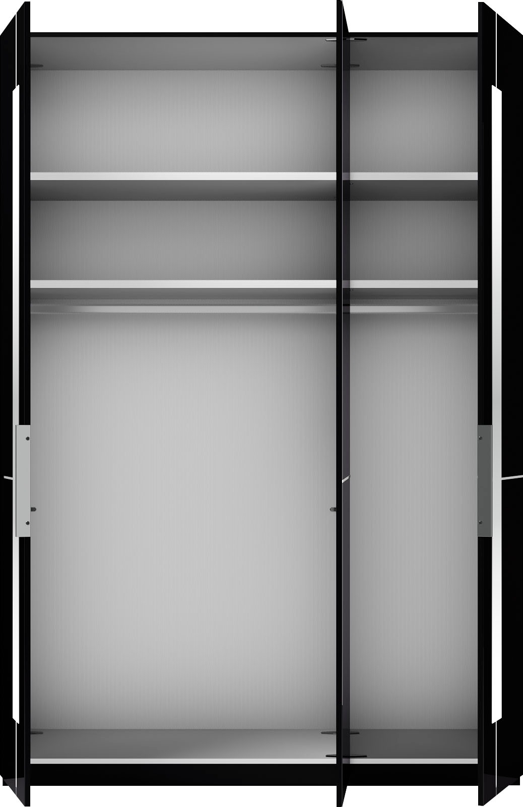 Musterring Kleiderschrank »Imola W« Einlegeböden und Kleiderstangen, mit Glastüren inklusive Zierspiegel