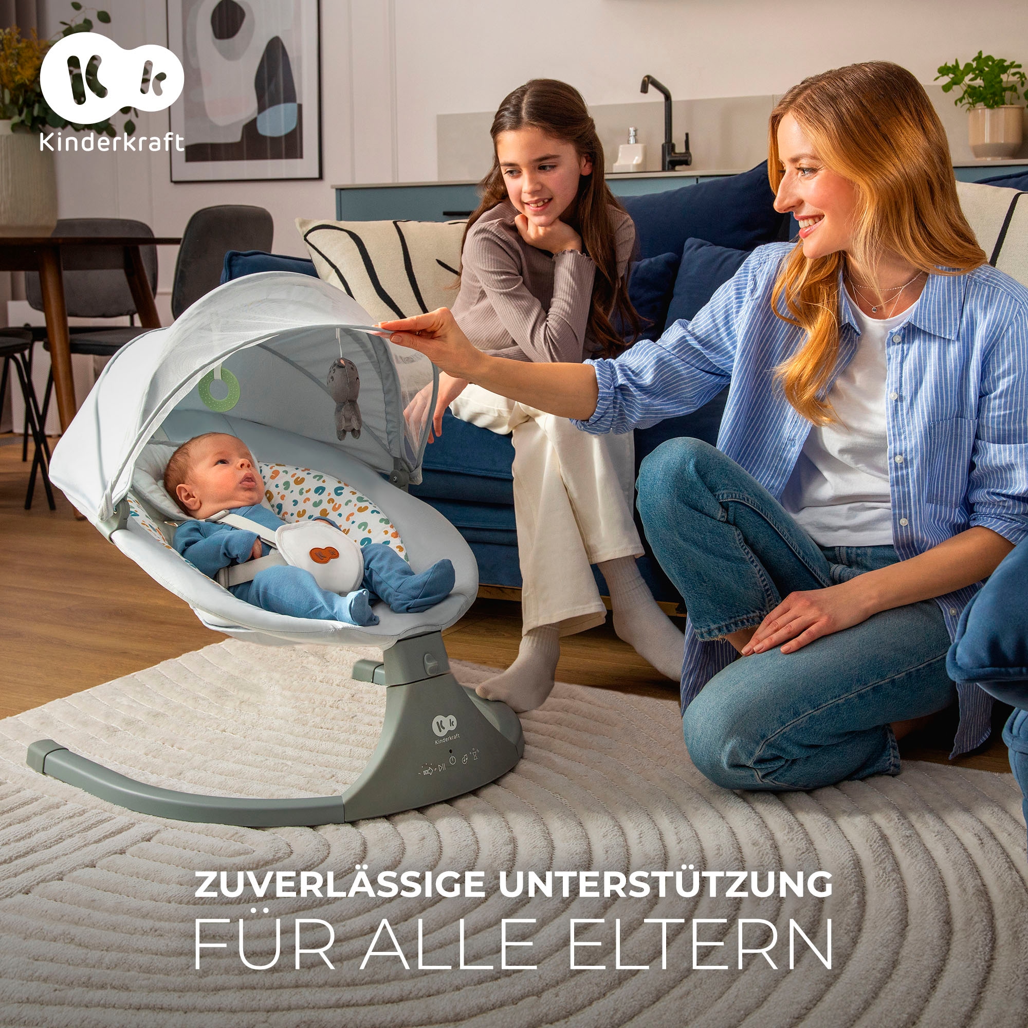 Kinderkraft Babywippe »LUMI 2« bis 9 kg