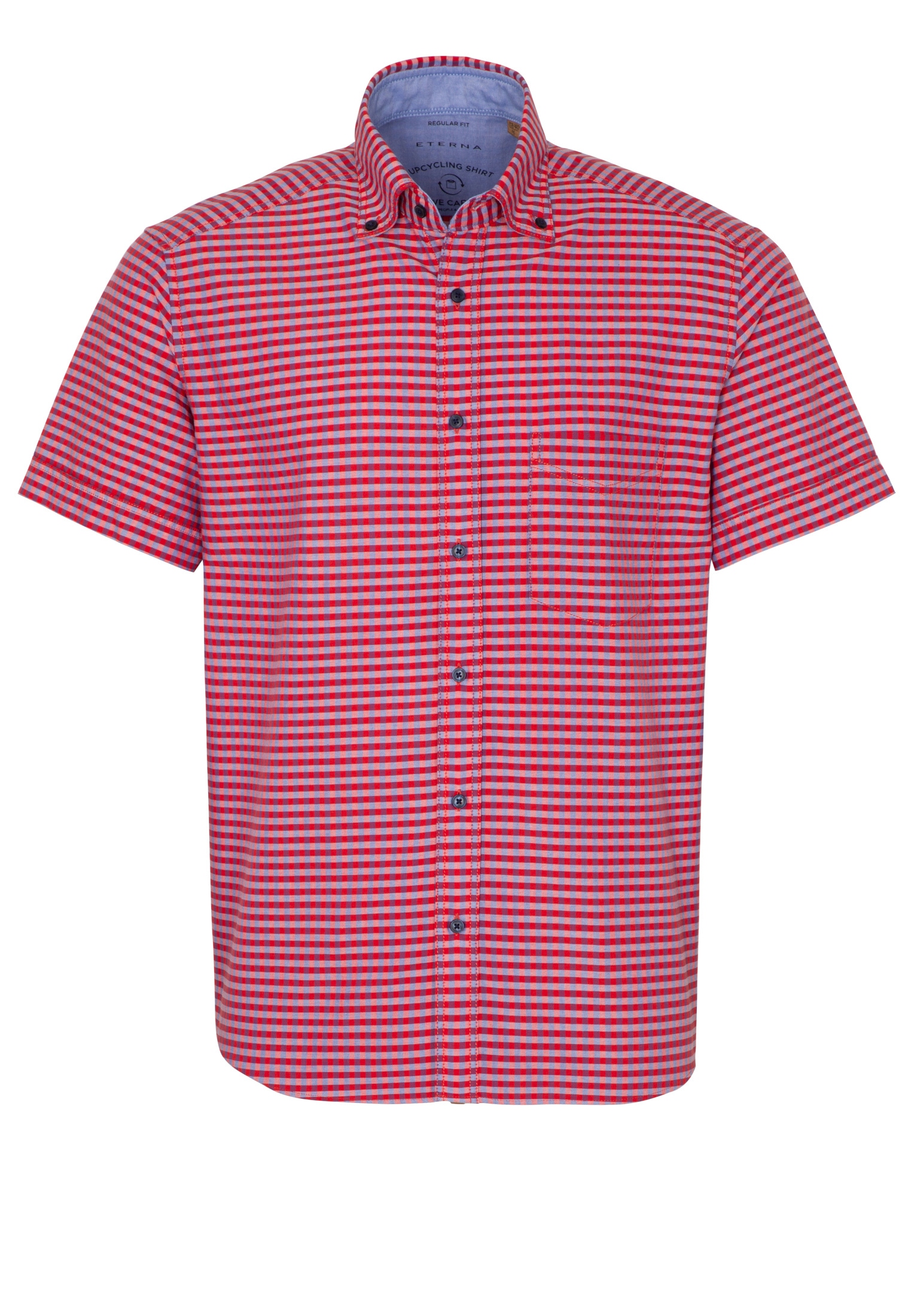 Eterna Kurzarmhemd »REGULAR FIT« EASY IRON (bügelleicht)