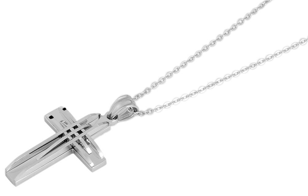 Adelia´s Kette mit Anhänger »Adelia's Damen Edelstahl Ankerkette Halskette mit Anhänger Anker 45 cm«
