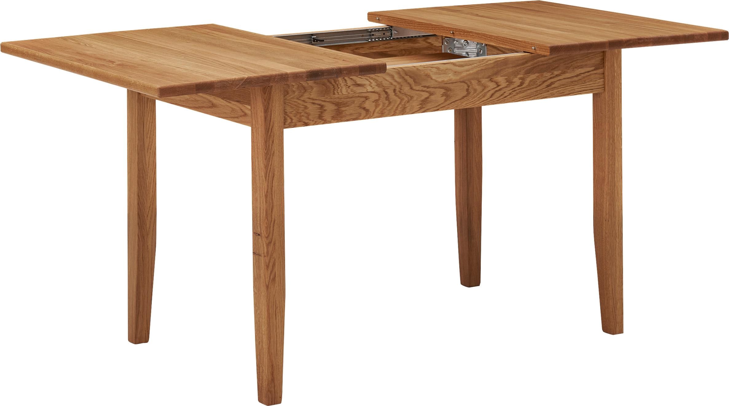 massivline&more Esstisch »Königsee«, mit Auszug (120-160 cm)
