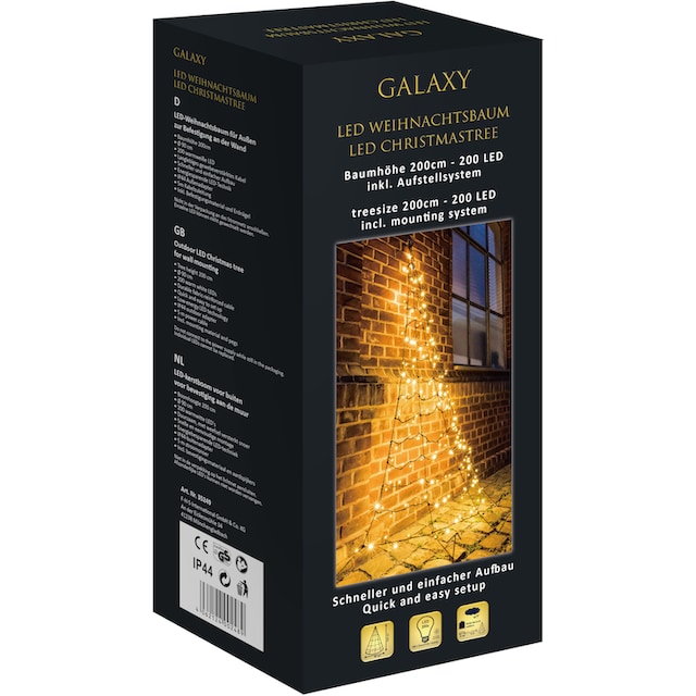 GALAXY LED Dekolicht »Weihnachtsdeko aussen«, 260 flammig-flammig, zum  Anbringen an der Hauswand online kaufen | mit 3 Jahren XXL Garantie