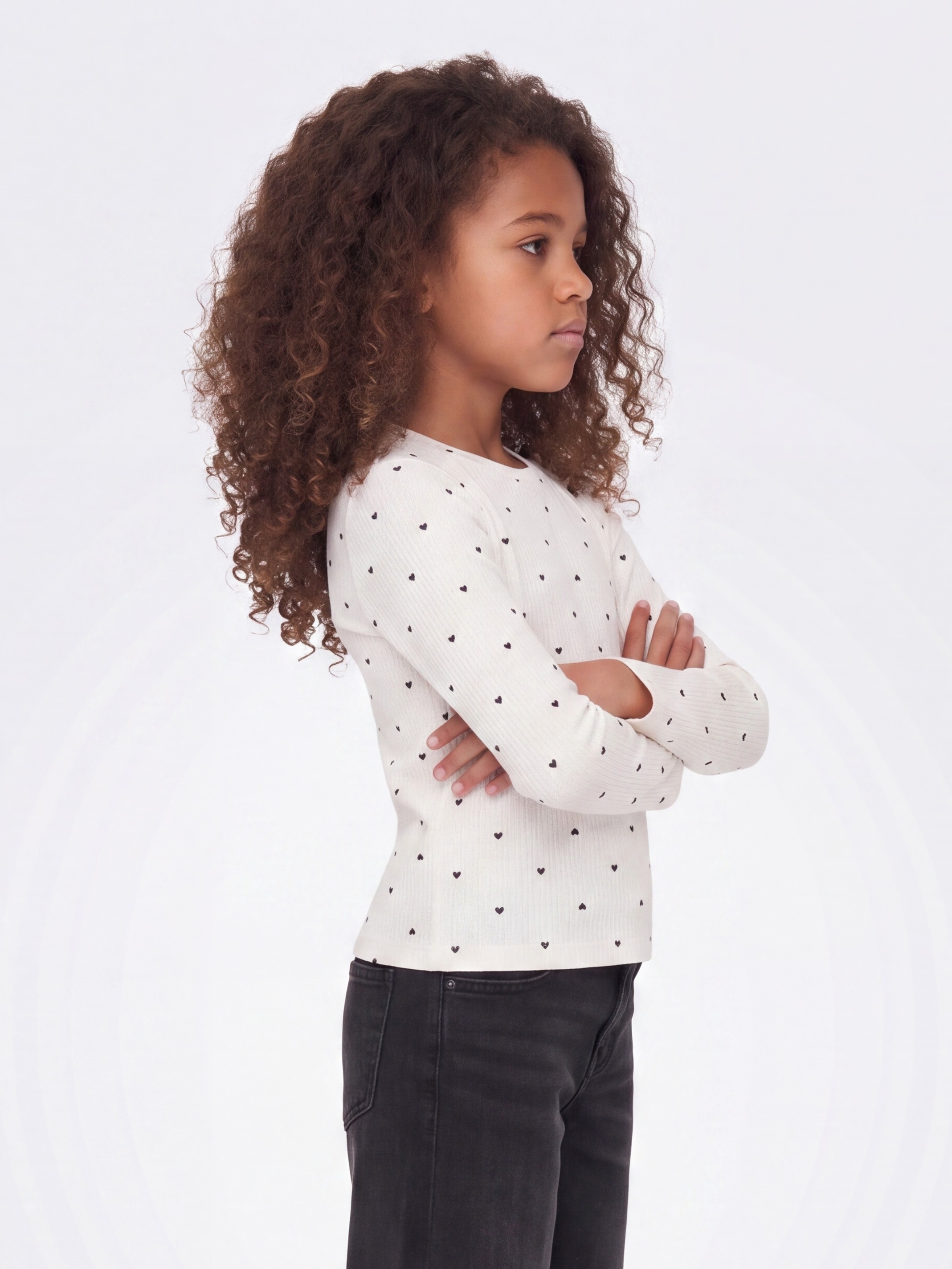 KIDS ONLY Langarmshirt »KOGBELLA LIFE AOP L/S TOP JRS NOOS« Baumwollmischung, figurbetont