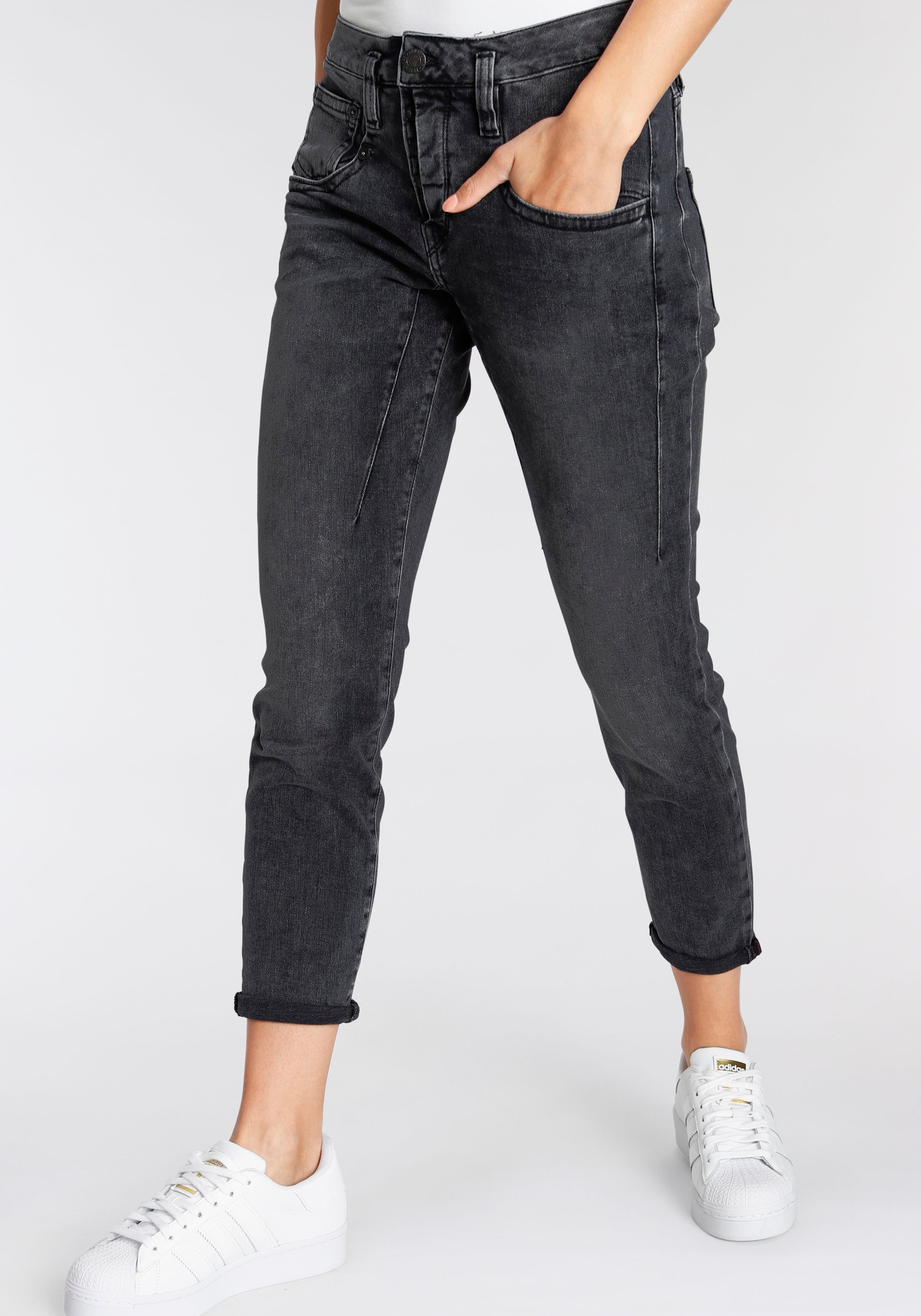 Herrlicher Ankle-Jeans »SHYRA CROPPED ORGANIC«, High Waisted