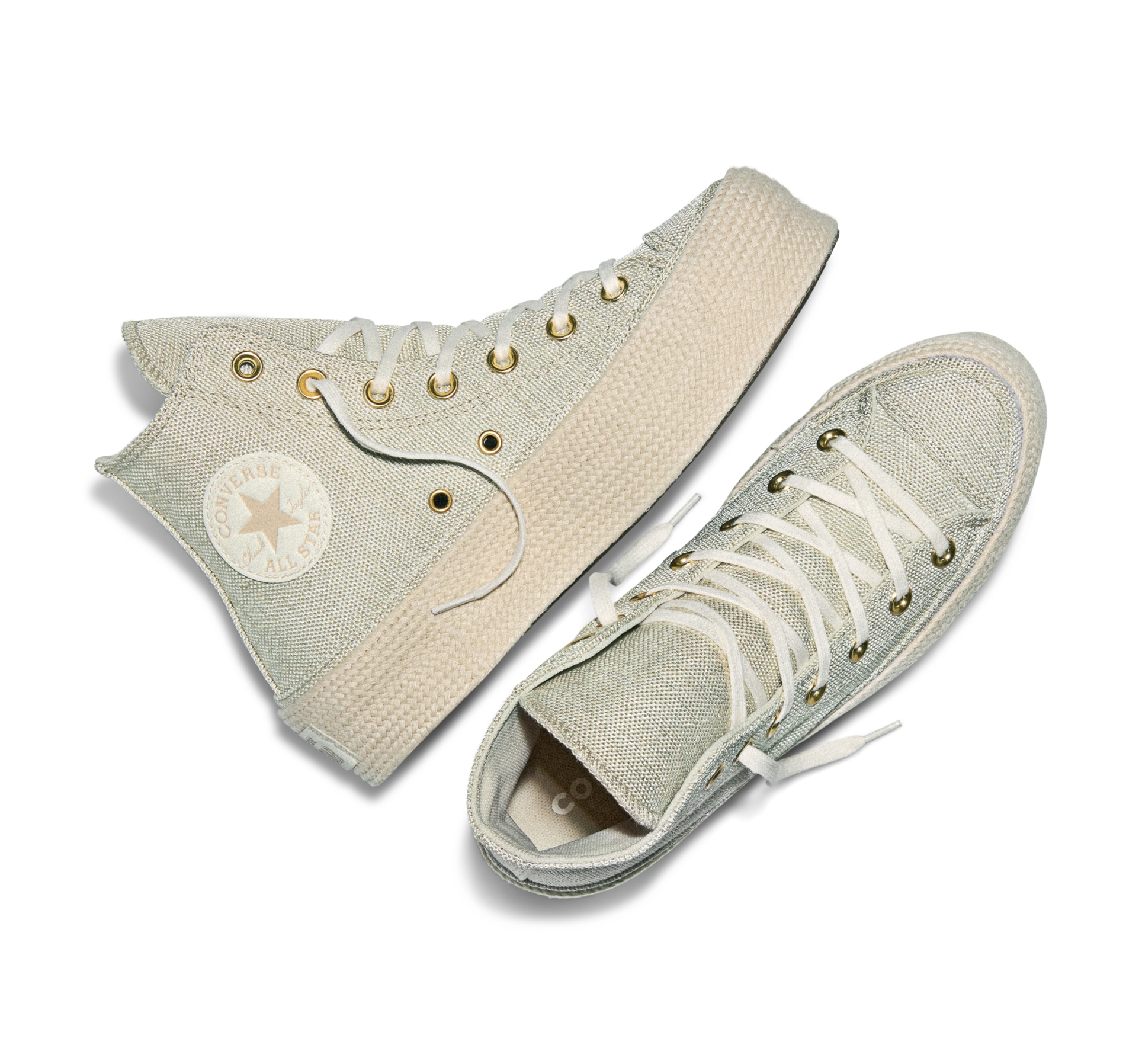 Converse Sneaker »CHUCK TAYLOR ALL STAR LIFT ESPADRILLE«  für sportlichen Look im Alltag, sportlicher Stil, mit Schnürung