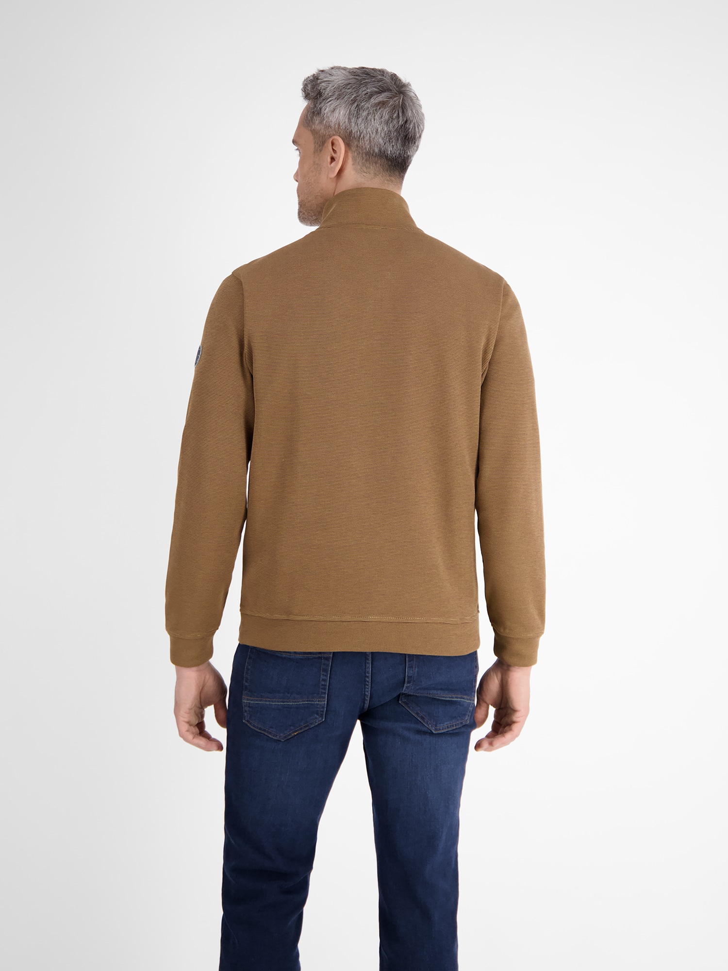 LERROS Sweatshirt »LERROS Unifarbener Sweattroyer für Herren«
