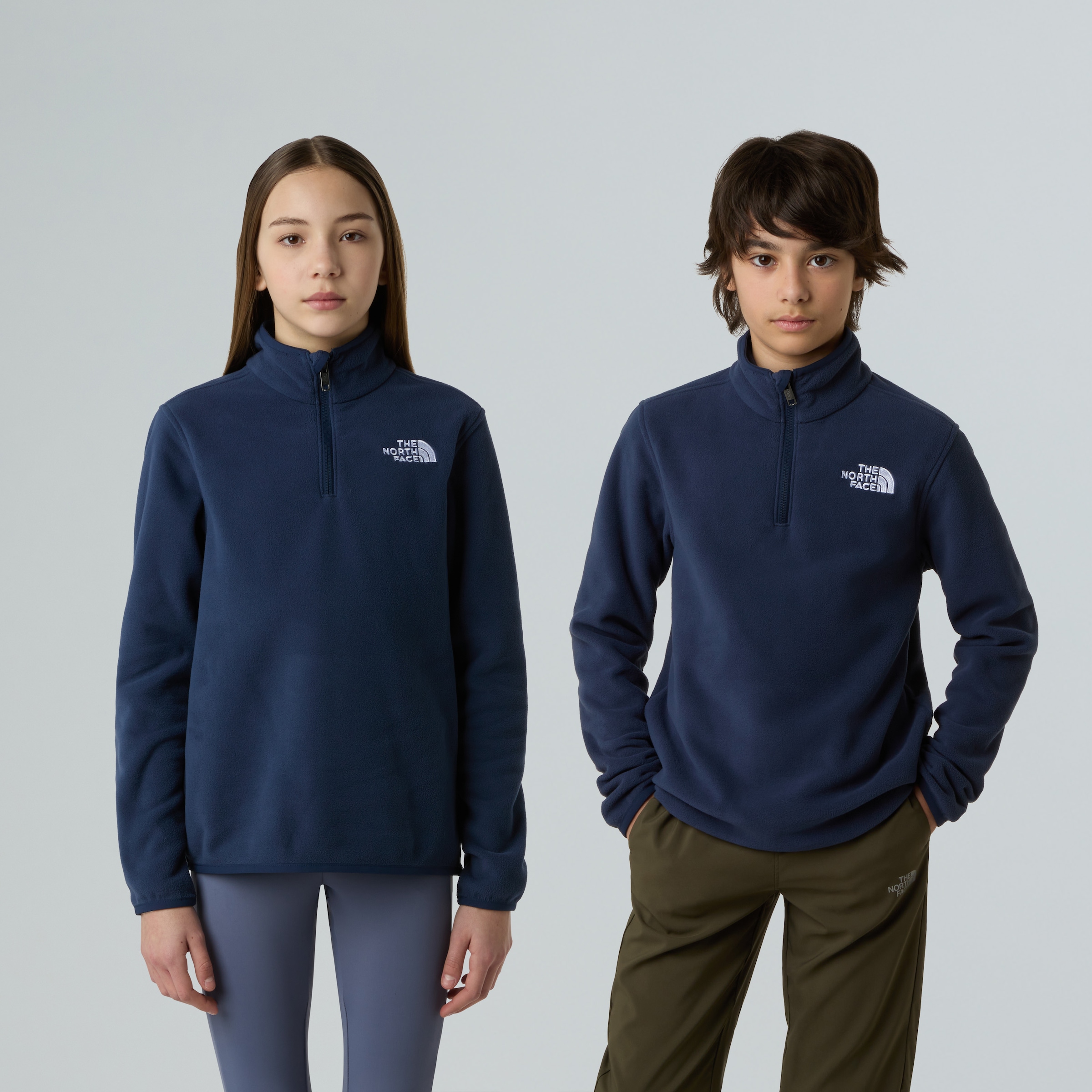 The North Face Strickfleece-Pullover für Kinder und Jugendliche, feuchtigkeitsabweisendes Material
