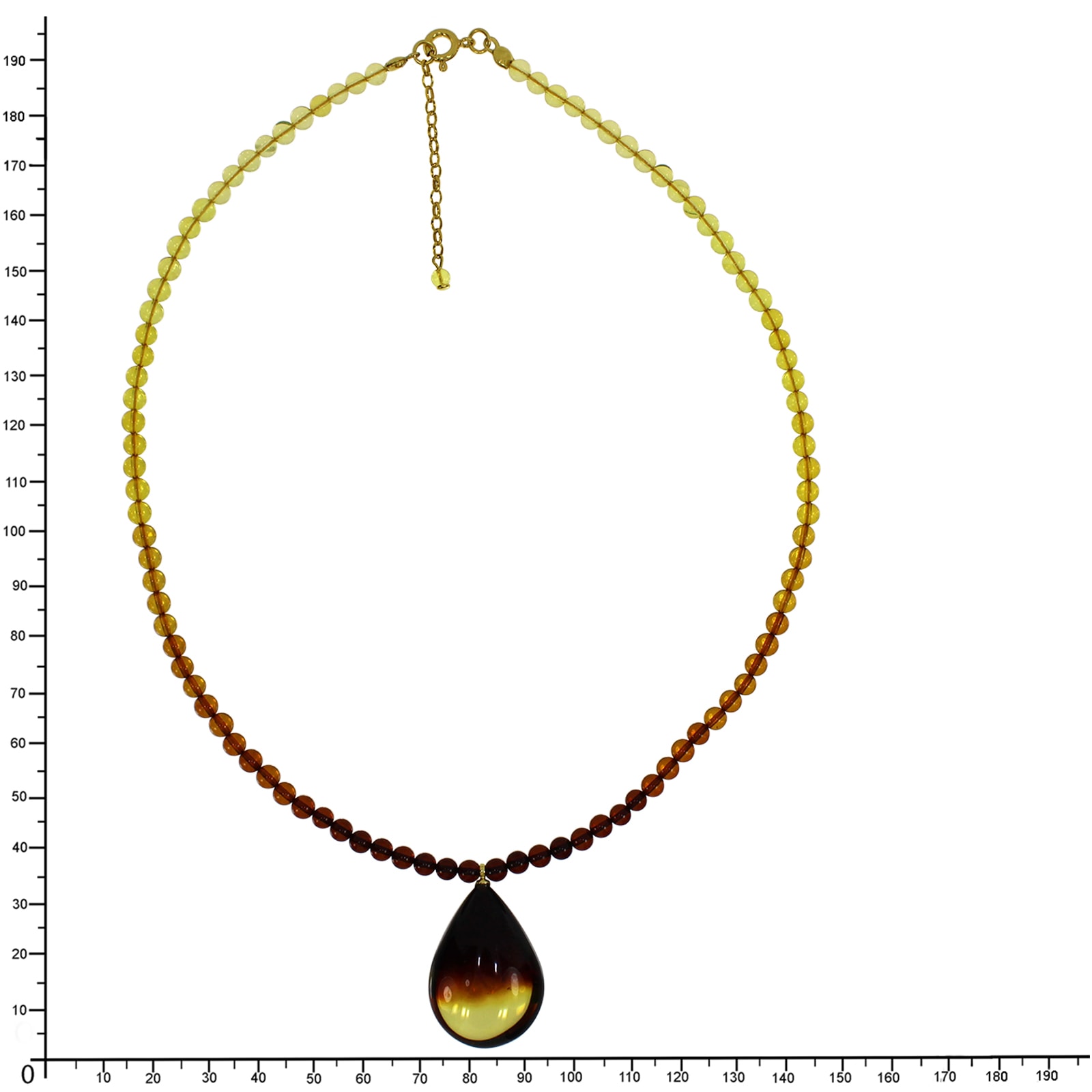 OSTSEE-SCHMUCK Kette ohne Anhänger »- Gloria - Bernstein -,«