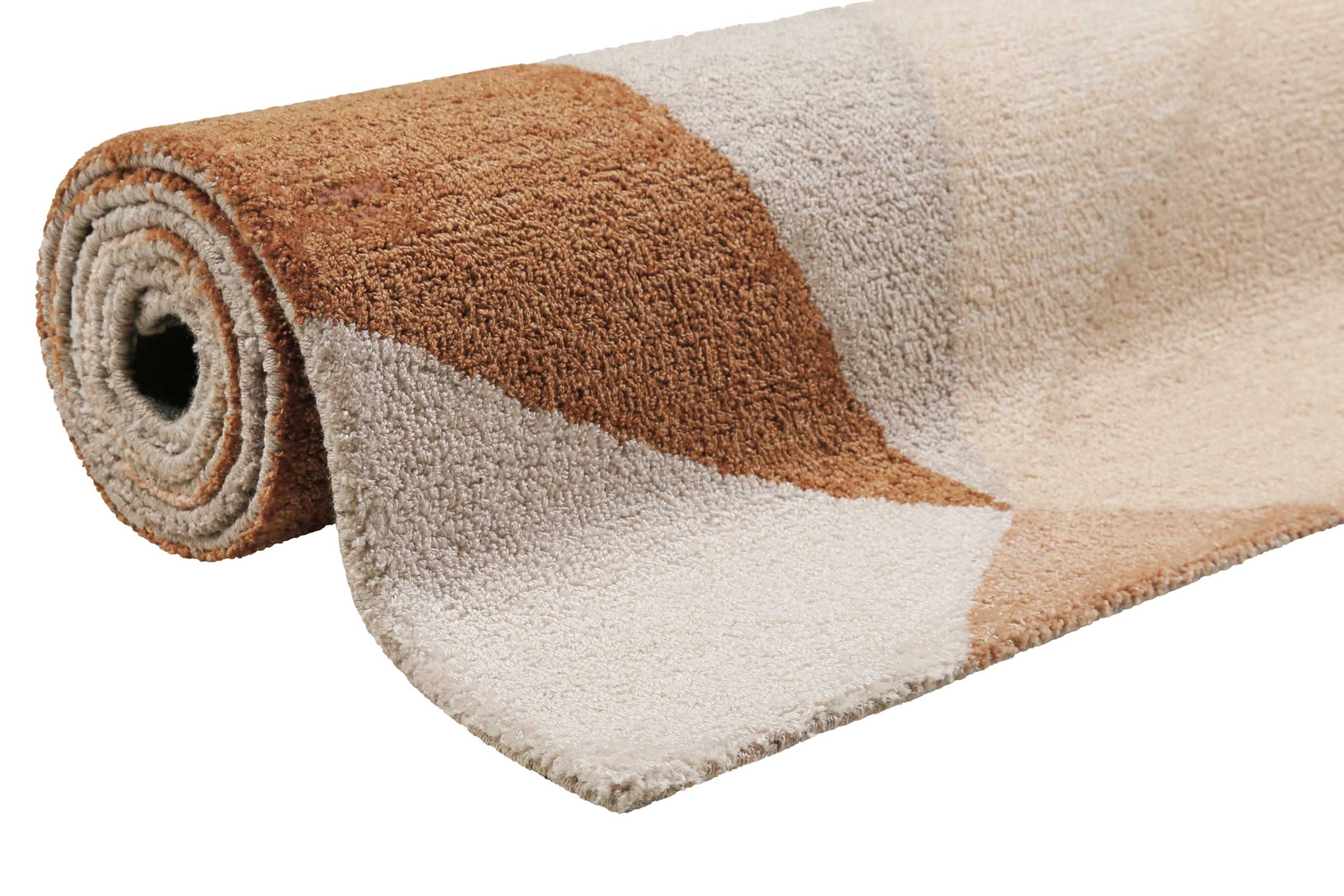 Wecon home Teppich »Next Time 2.0«, rechteckig, 8 mm Höhe, modern, handgefertigt, geometrisches Design für Wohn-, Schlafzimmer