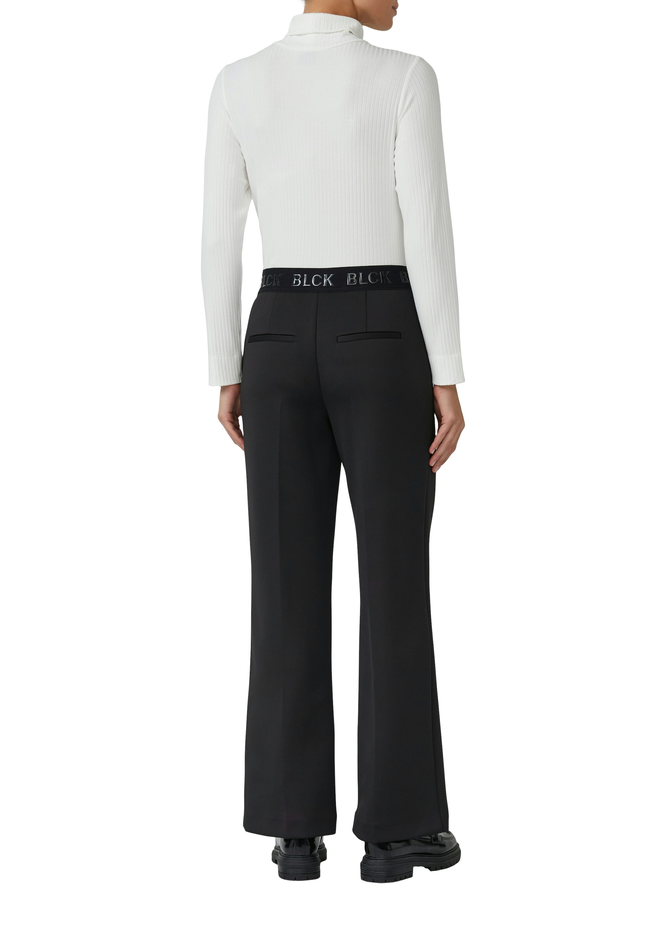 s.Oliver BLACK LABEL Stoffhose  mit elastischem Bund