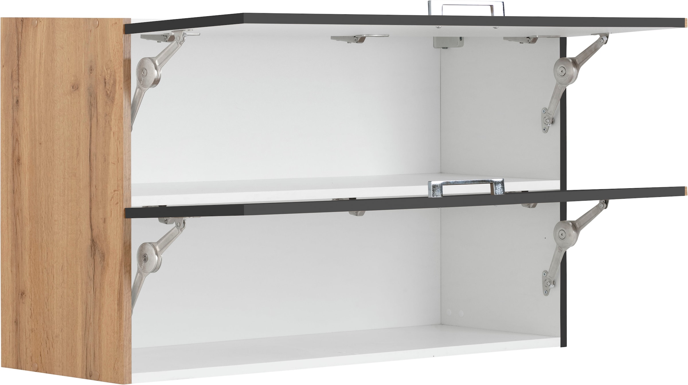 KOCHSTATION Klapphängeschrank »KS-Colmar«, 100 cm, mit Metallgriff, für viel Stauraum