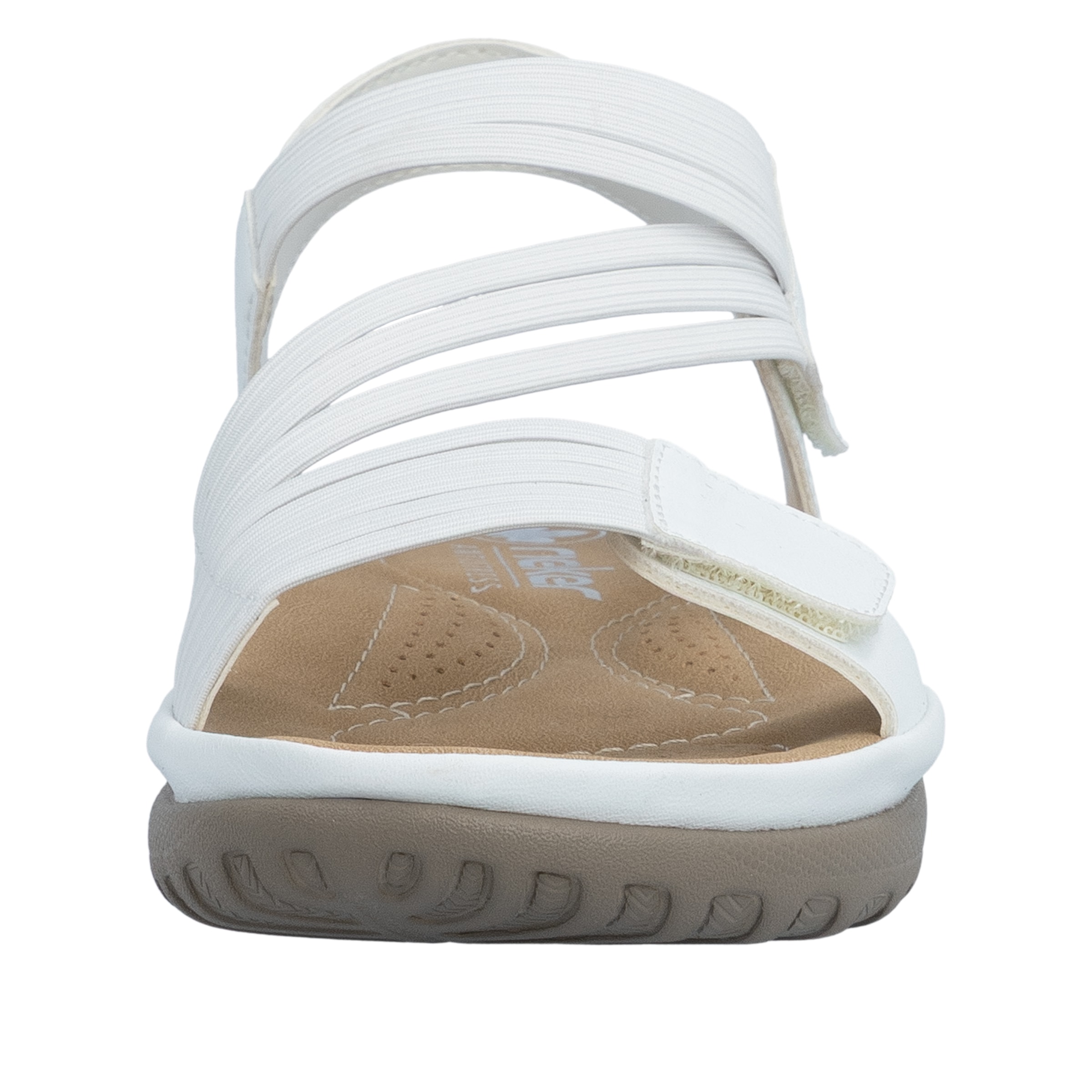 Rieker Riemchensandale  Sommerschuh, Sandalette, Keilabsatz, mit Gummizügen