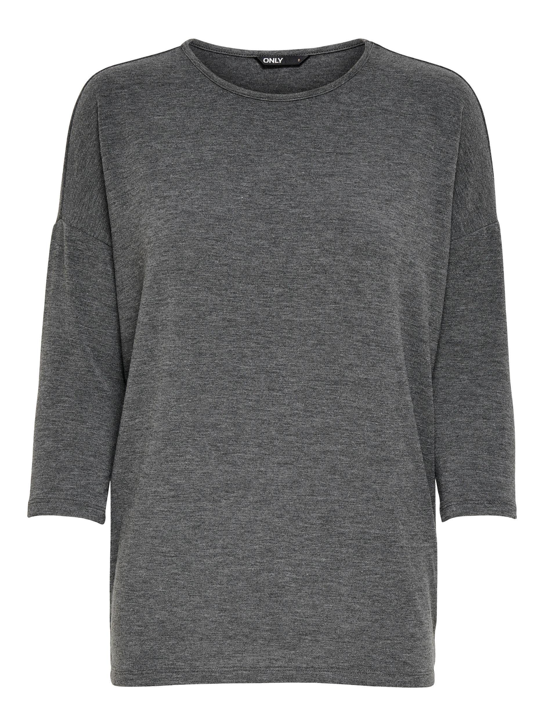 ONLY 3/4-Arm-Shirt »ONLGLAMOUR 3/4 TOP JRS NOOS«, in lässiger Oversize-Form