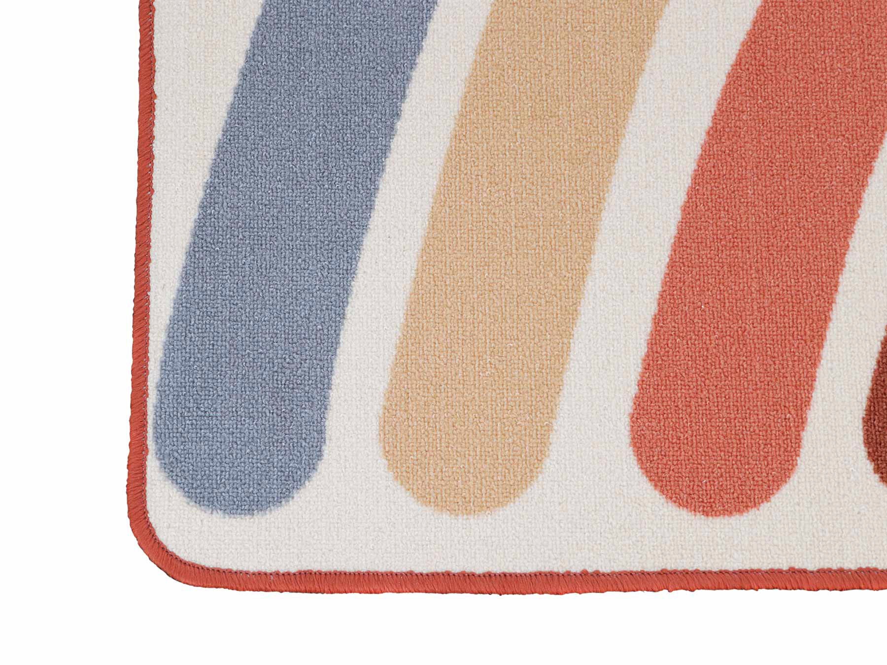 Primaflor-Ideen in Textil Kinderteppich »RAINBOW« rechteckig 5 mm Höhe Kurzflor, Motiv Regenbogen, Kinderzimmer