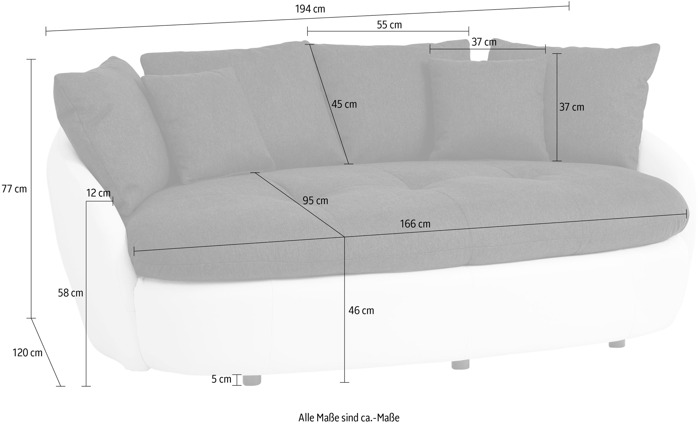 INOSIGN Big-Sofa »Amaru«