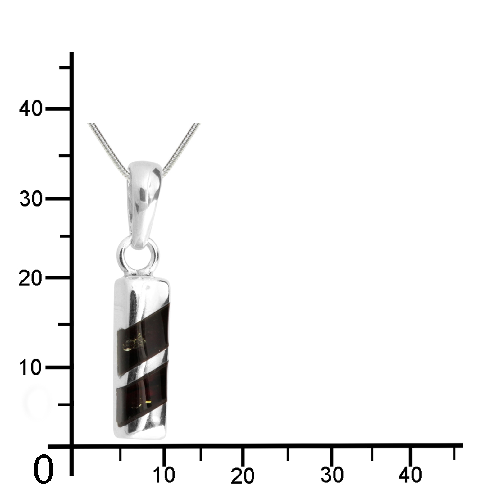 OSTSEE-SCHMUCK Kette mit Anhänger »- Karoline - Silber 925/000 - Bernstein«