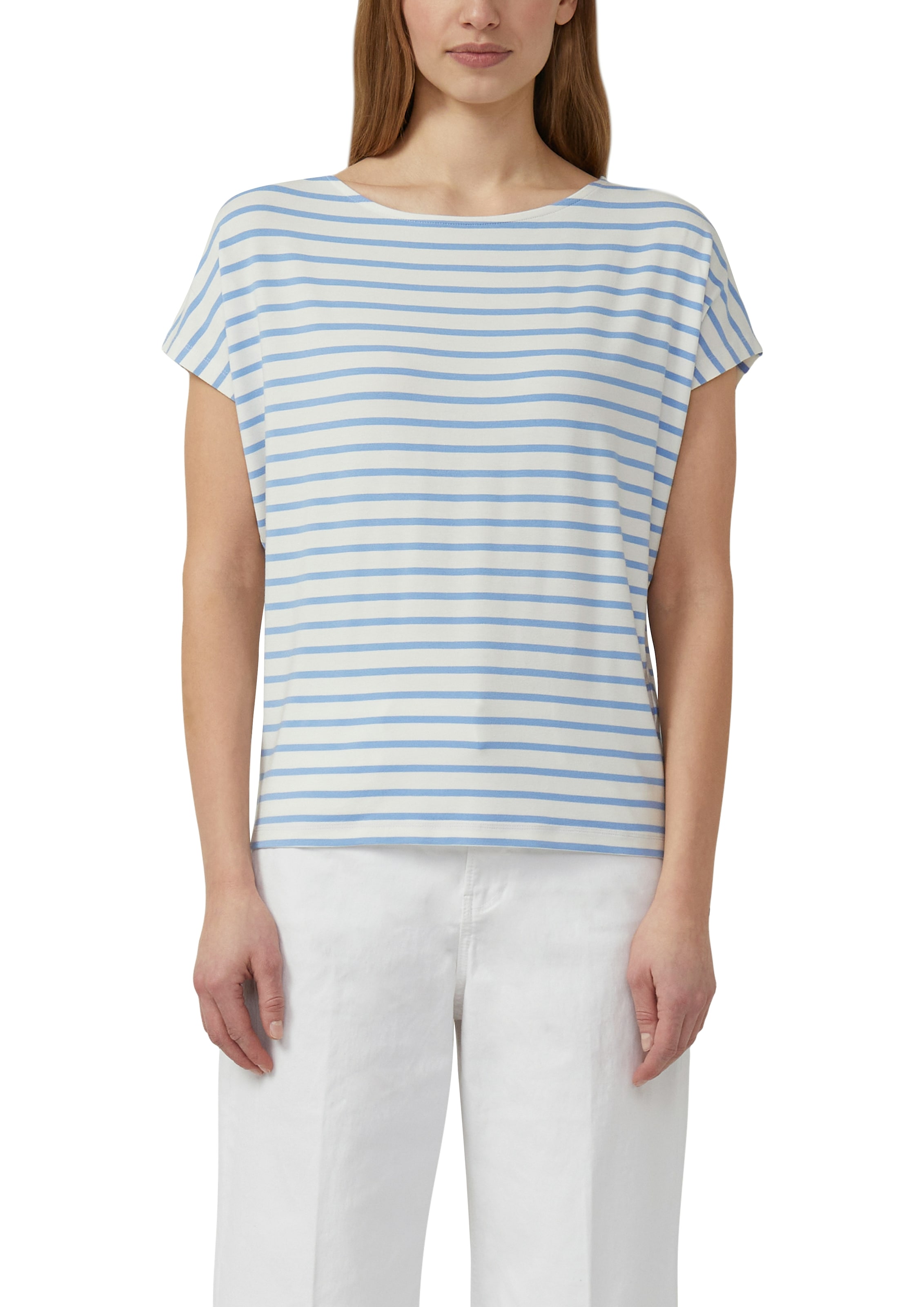 s.Oliver Kurzarmshirt Sommershirt mit grafischem Muster
