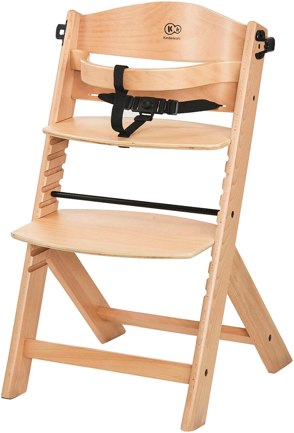 Kinderkraft Kombihochstuhl »Set: Kinderstuhl ENOCK + Babywippe CALMEE GREY«, (Set), 2 St., mitwachsend