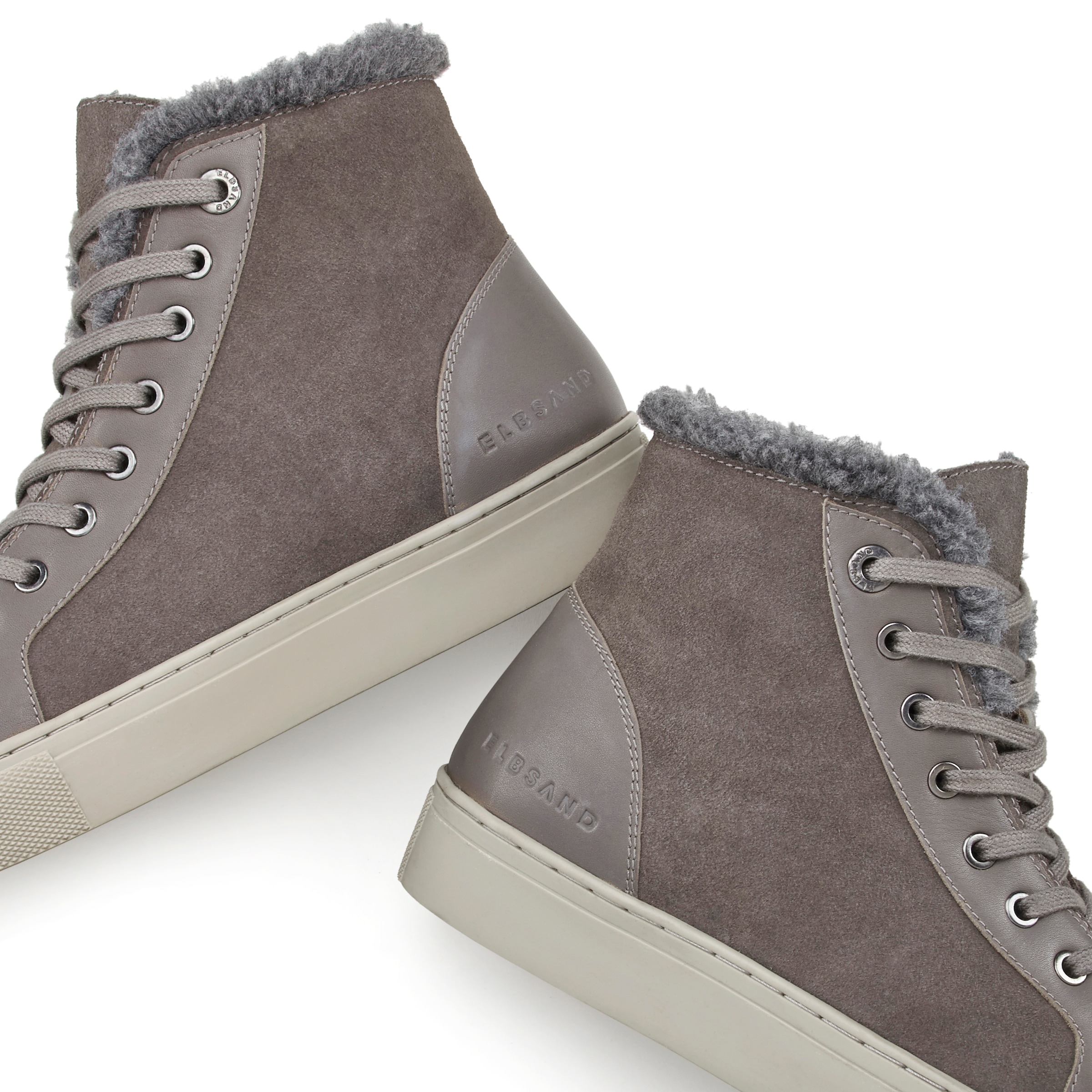 Elbsand Schnürboots, High-Top-Sneaker, Stiefelette, Winterboots aus Leder
