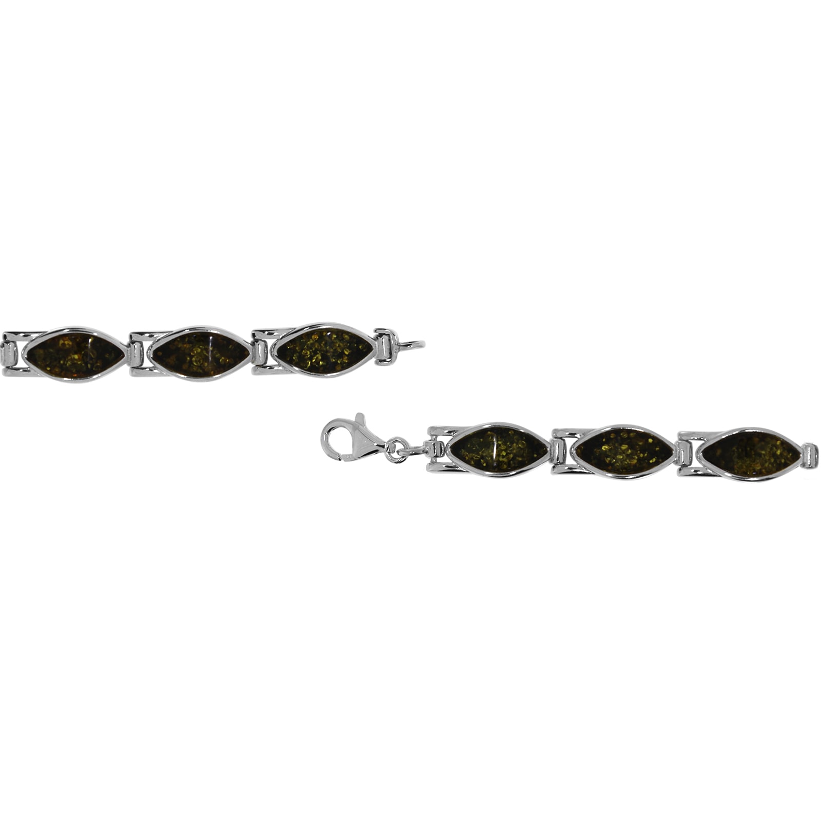 OSTSEE-SCHMUCK Armband »- Tordis - Silber 925/000 - Bernstein«