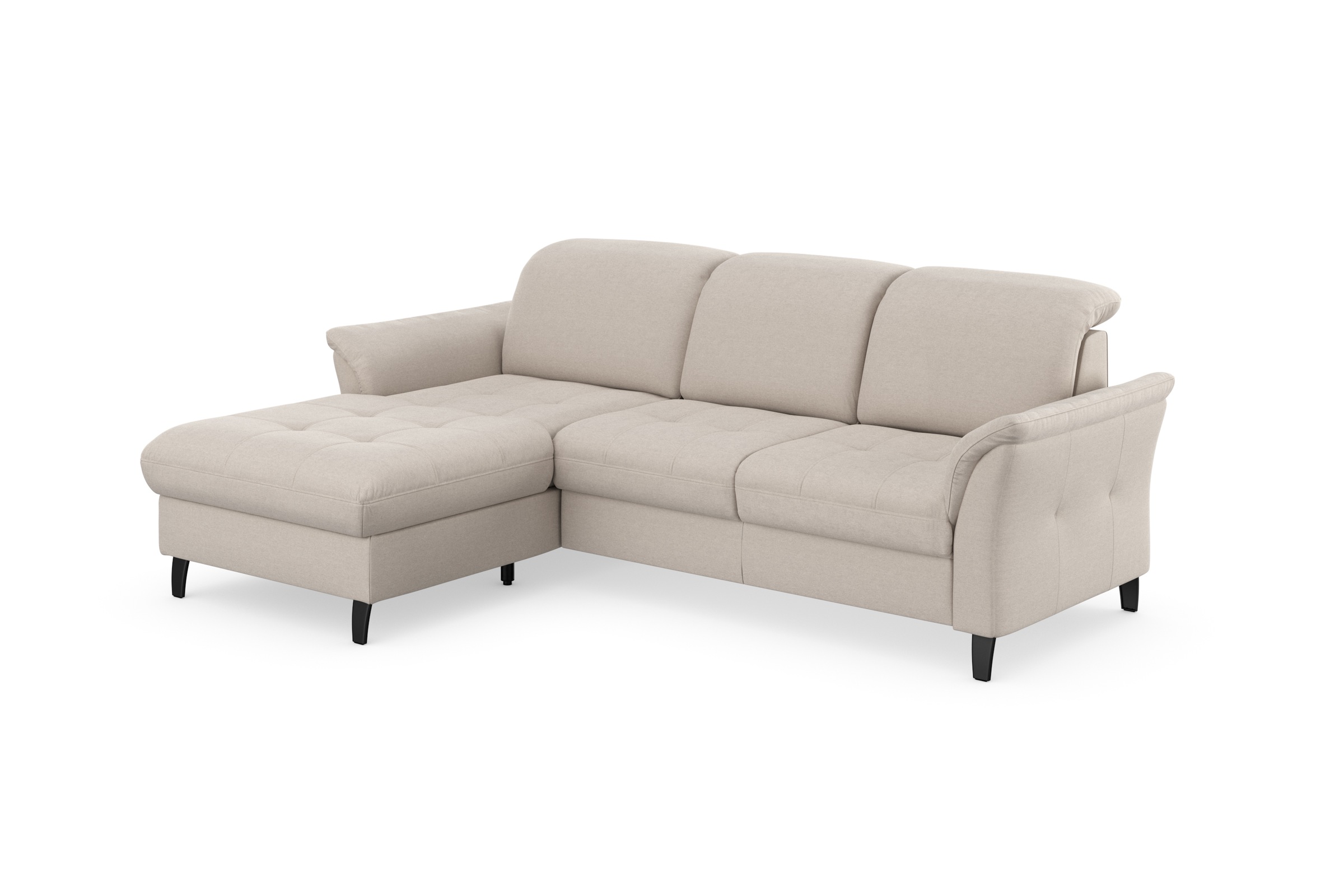 sit&more Ecksofa »Maggiore L-Form«, wahlweise mit Kopfteilverstellung, Bettfunktion und Bettkasten