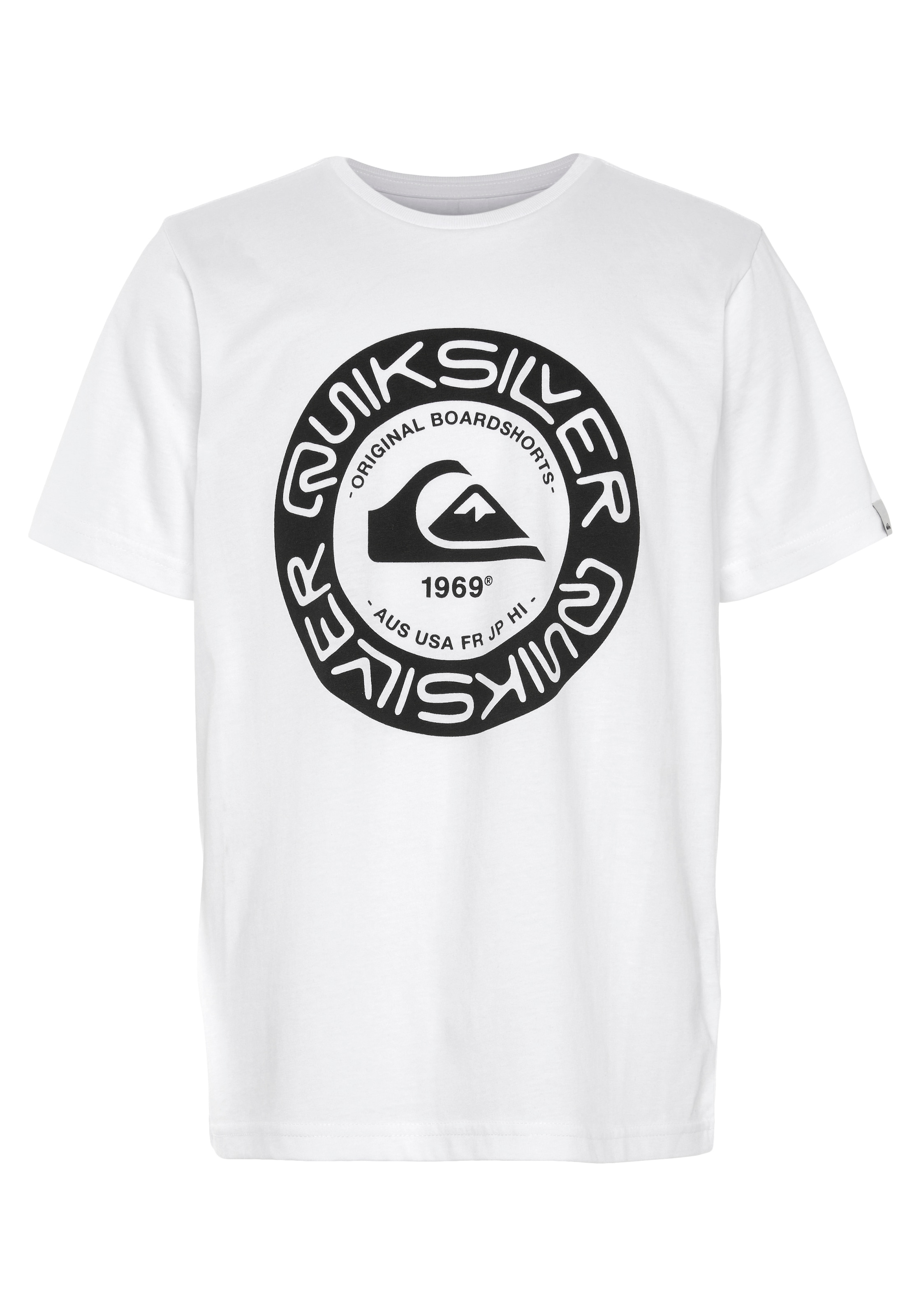 2 T-Shirt mit Quiksilver bei »Jungen tlg.) Logodruck«, Doppelpack (Packung,