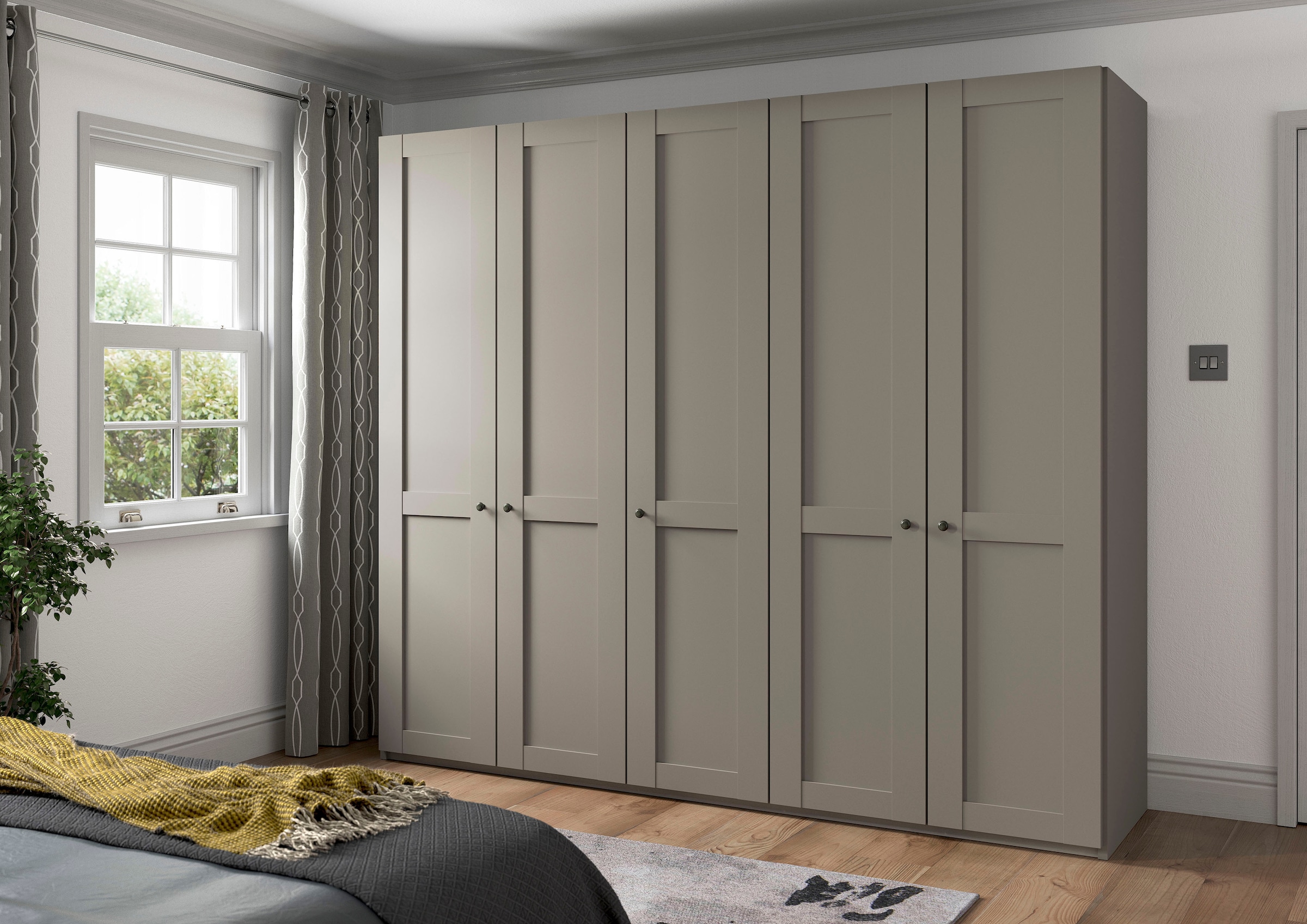 WIEMANN Kleiderschrank »Göteborg, Kleiderschrank, Schrank, Wäscheschrank« 4 Breiten, MADE IN GERMANY,  inkl. Türendämpfung, langlebige Qualität, viel Stauraum