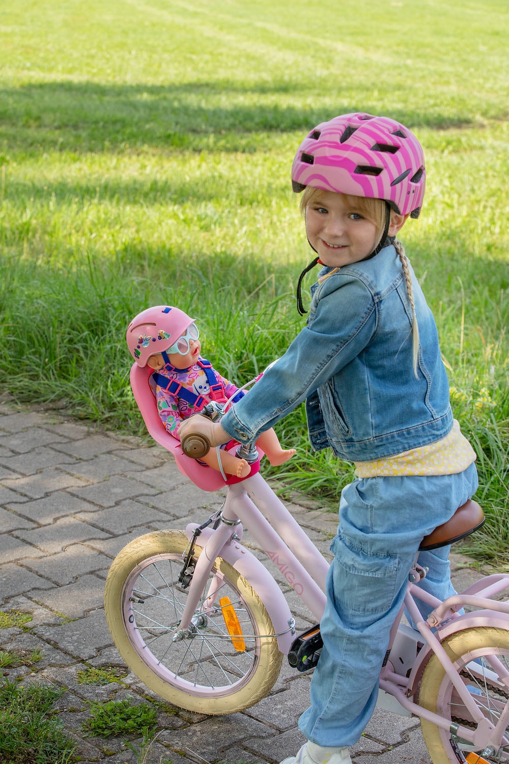 Baby Born Puppen Fahrradsitz