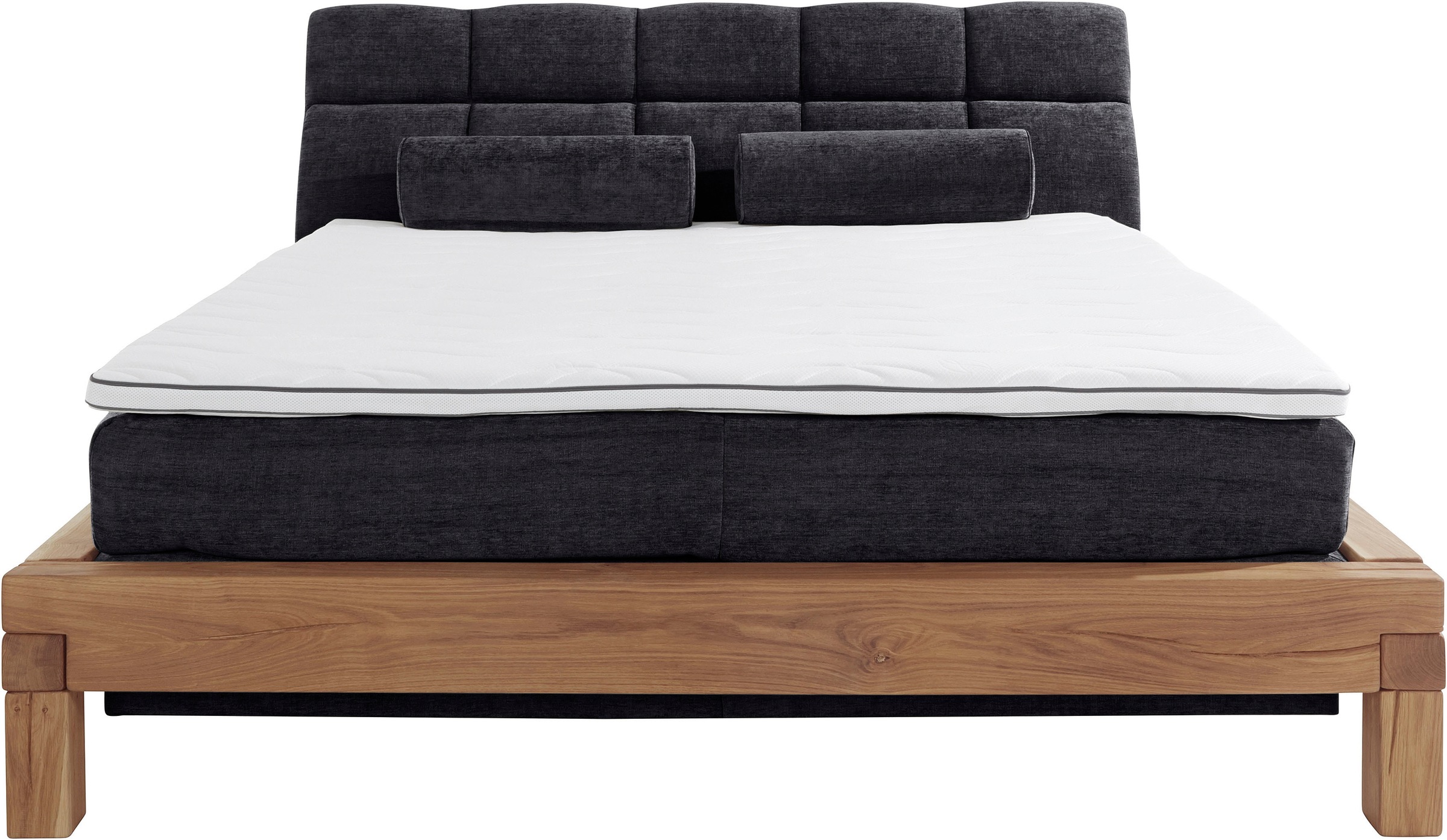 Home affaire Boxspringbett »Villads« Liegefläche: 180/200 cm, Inside-Boxspring-Unterbau, recycelte Stoffe