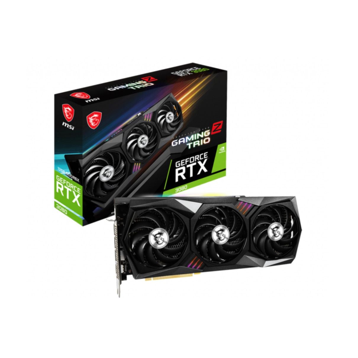 MSI Grafikkarte »GeForce RTX 3080 GAMING Z TRIO 12G LHR«, 12 GB, GDDR6X