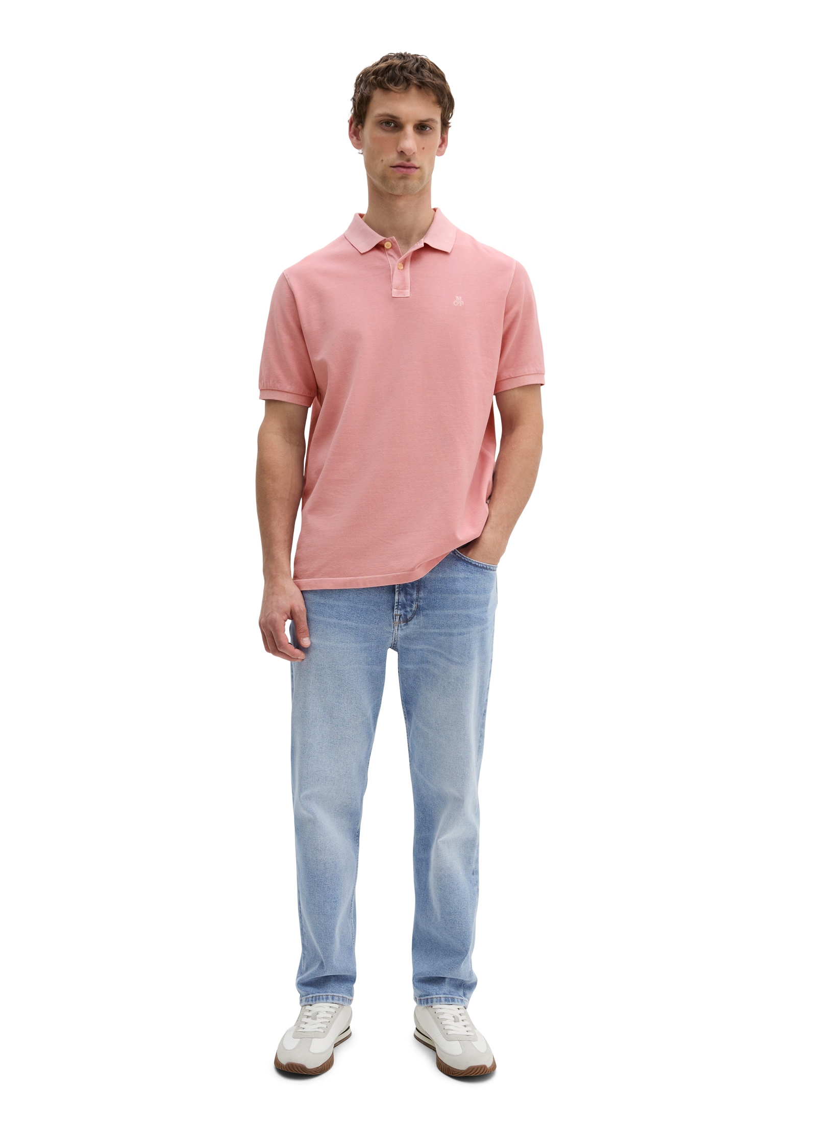 Marc O'Polo Poloshirt Piqué regular garment-dyed aus Bio-Baumwolle