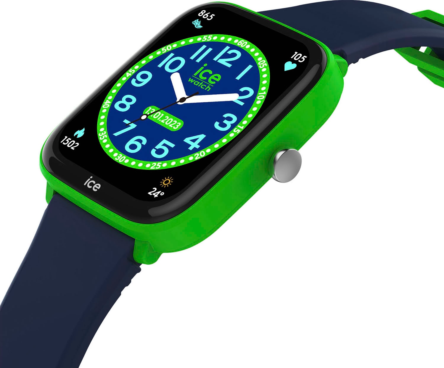 ice-watch Smartwatch »ICE smart junior 2.0«, Armbanduhr, Jungenuhr, Kinder, Silikonarmband, Spielmodus, Sportprofil
