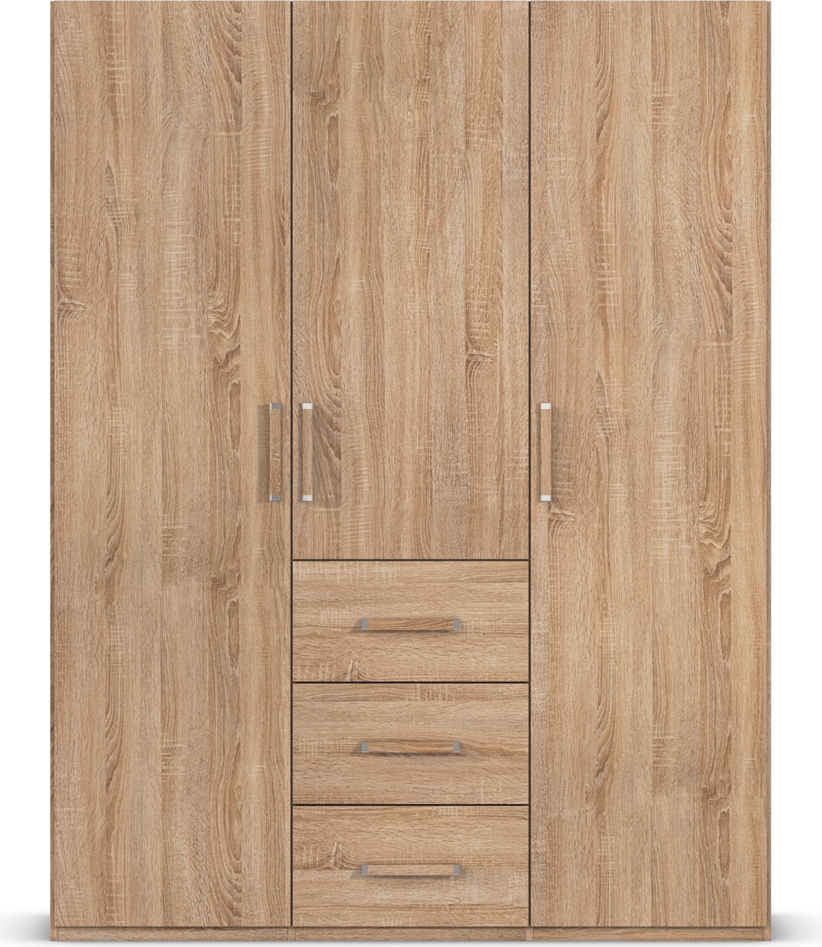 rauch Drehtürenschrank »Kleiderschrank Schrank Garderobe Schlafzimmerschrank EVELYN« in 2 Höhen 197 oder 210 cm erhältlich,  in elegantem Stil mit Schubladen 3 Breiten und 2 Höhen MADE IN GERMANY