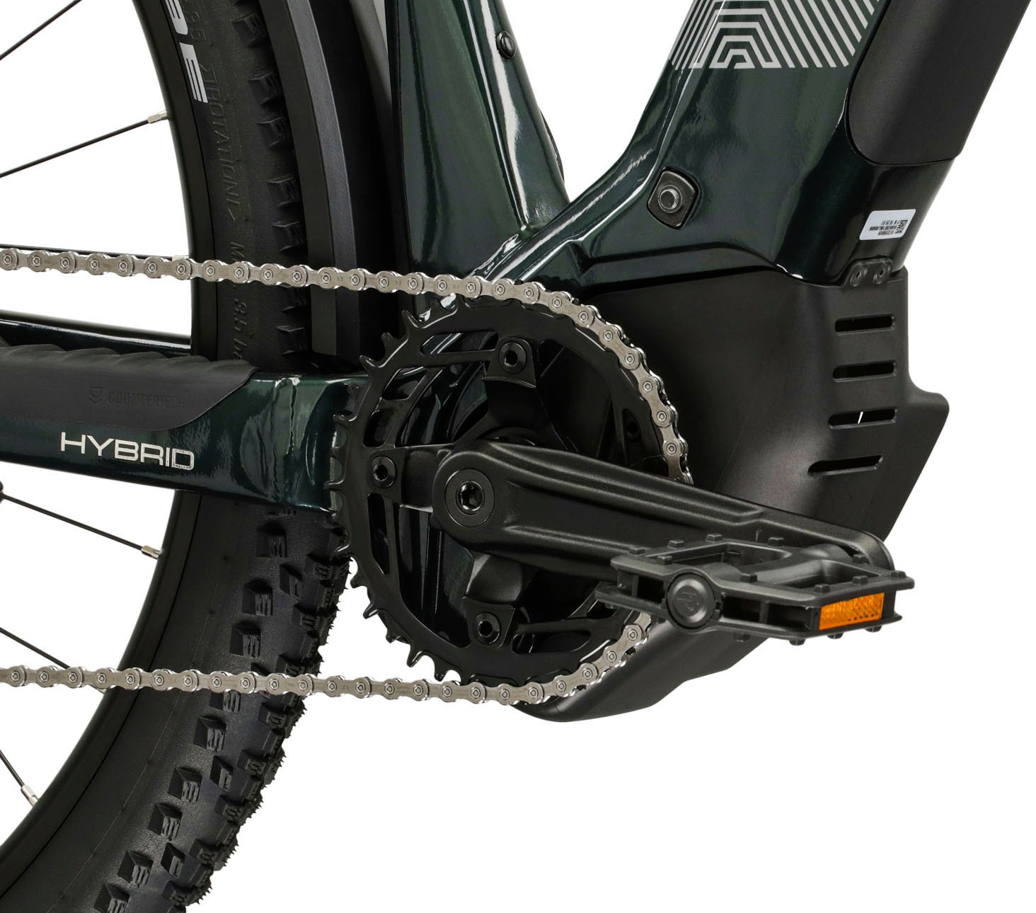 Kross »Influx Hybrid SUV 2.0 16,7Ah / 600 Wh 29 Zoll grün 9 Gänge 2026« 9 Gang Shimano CUES U4000 Schaltwerk Kettenschaltung Mittelmotor 250 W