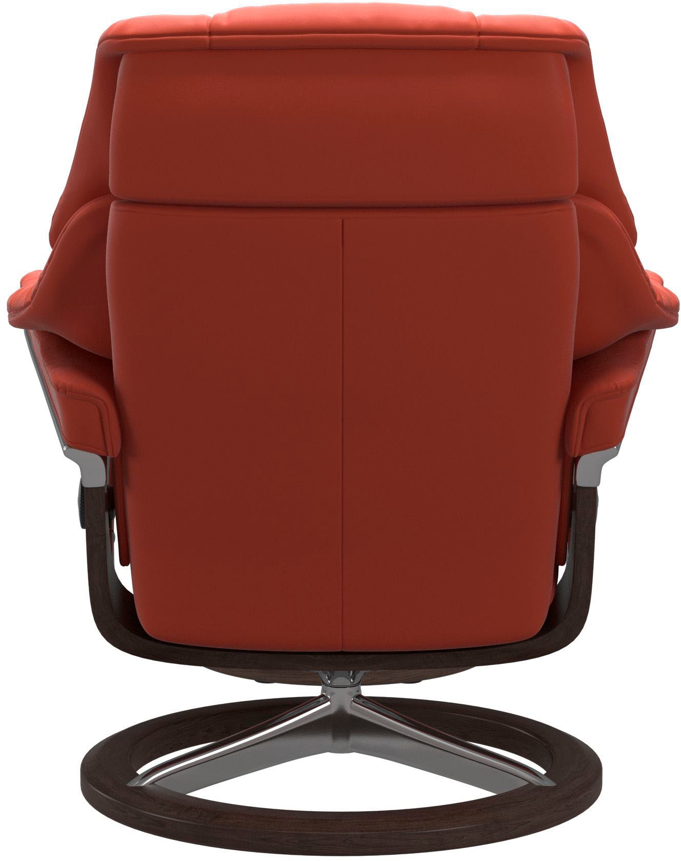 Stressless® Relaxsessel »Reno«, (Set, Relaxsessel mit Hocker), mit Hocker, mit Signature Base, Größe S, M & L, Gestell Wenge