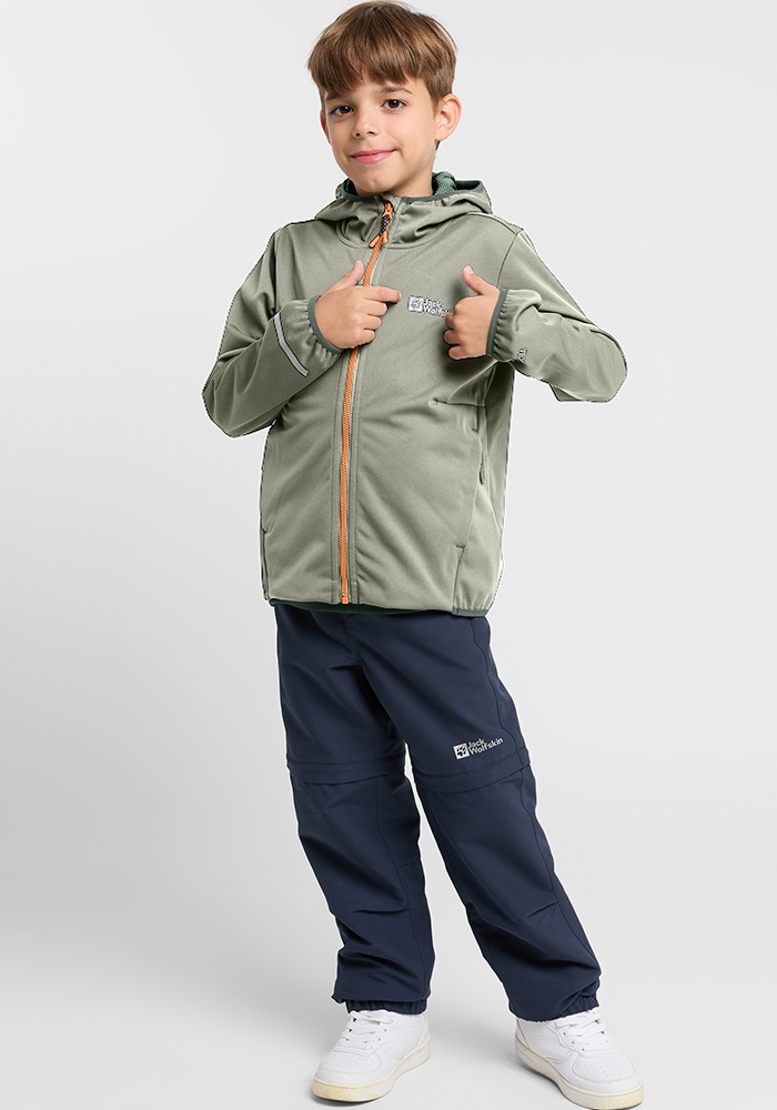 Jack Wolfskin Outdoorjacke »FELDBERG HOODED JKT K« mit Kapuze