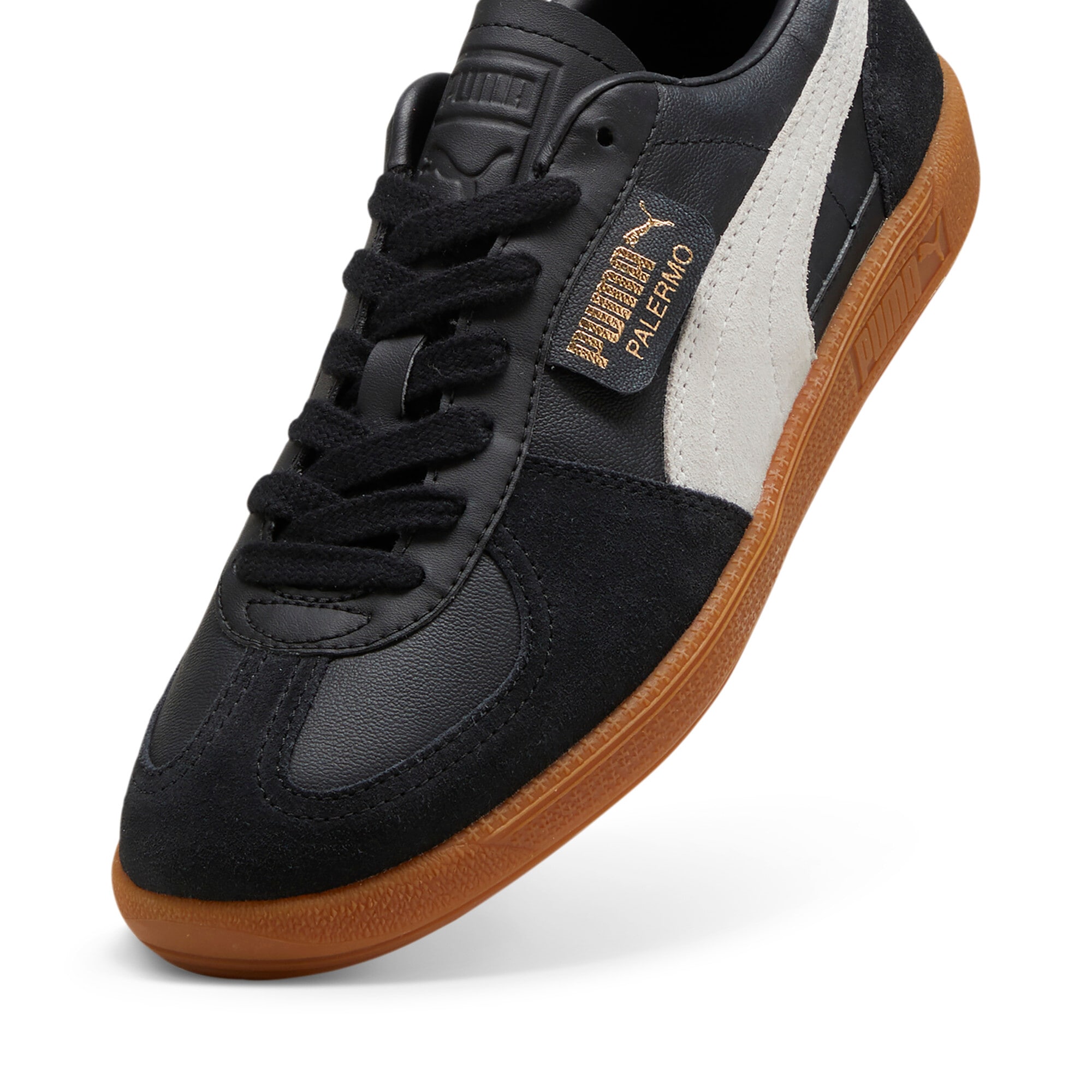 PUMA Sneaker »PALERMO LTH«  mit Obermaterial aus Leder, mit Overlays aus Wildleder