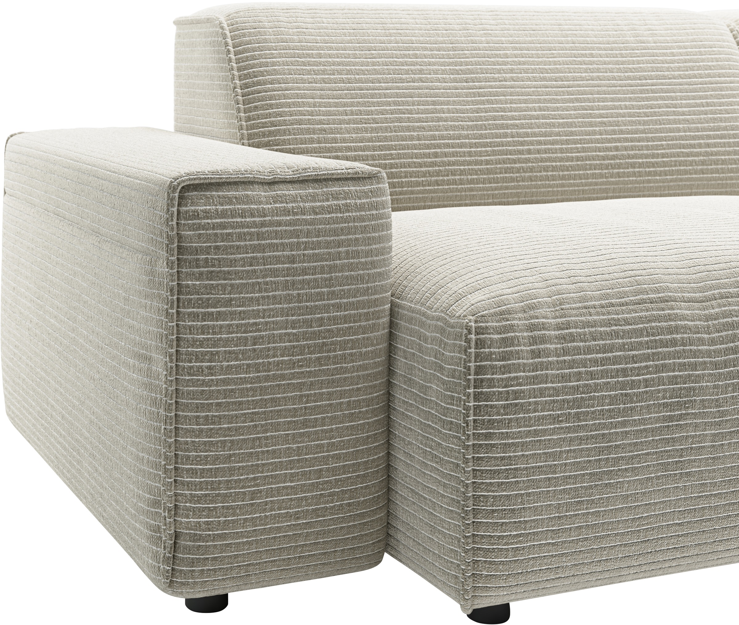 andas Ecksofa »Glimminge L-Form auch in Breitcord, Feincord + Easy care-Bezug,«, Breite 234, Zierkissen