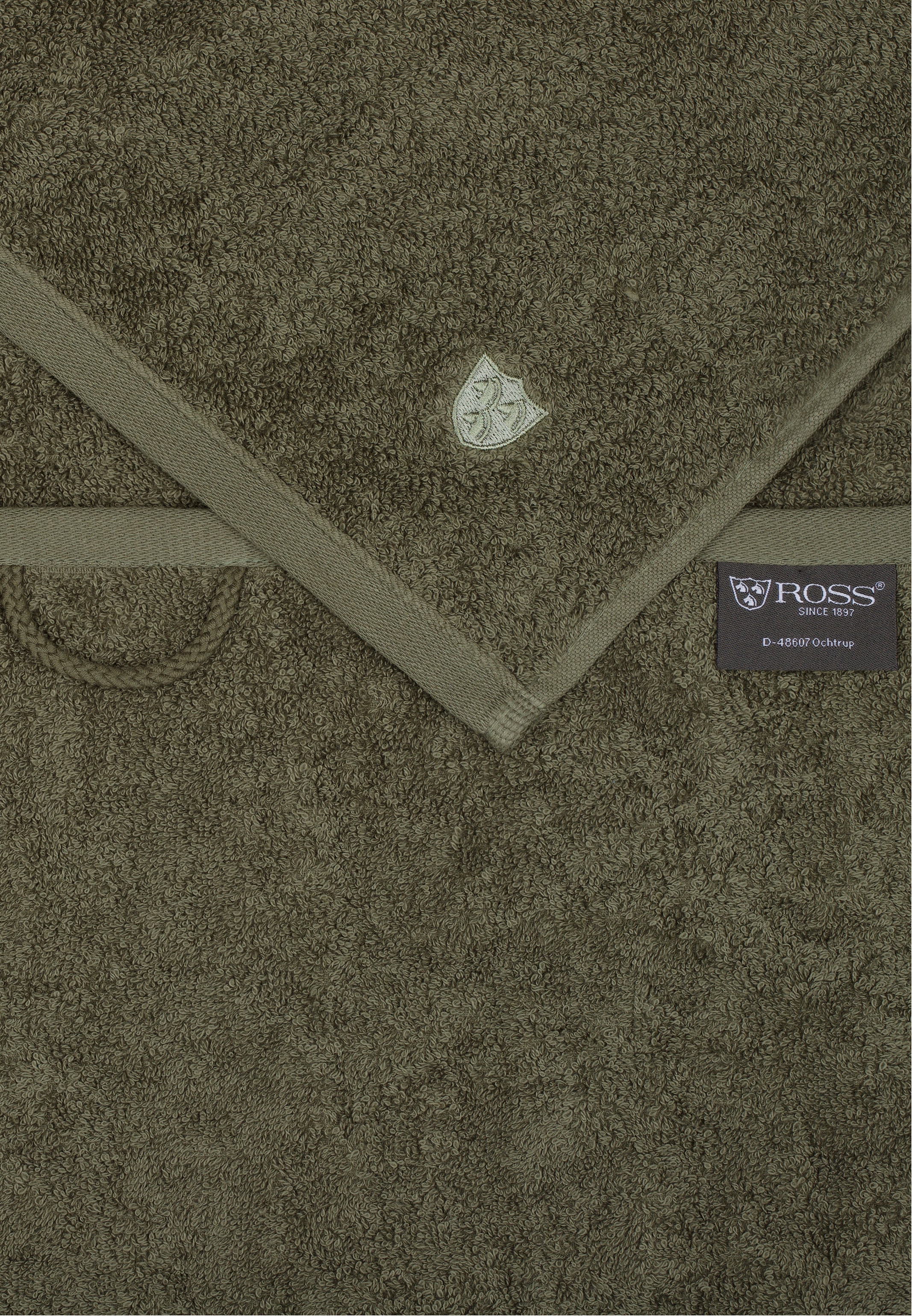 ROSS Gaestehandtuecher »Vita 4004« Bestickung ROSS-Emblem