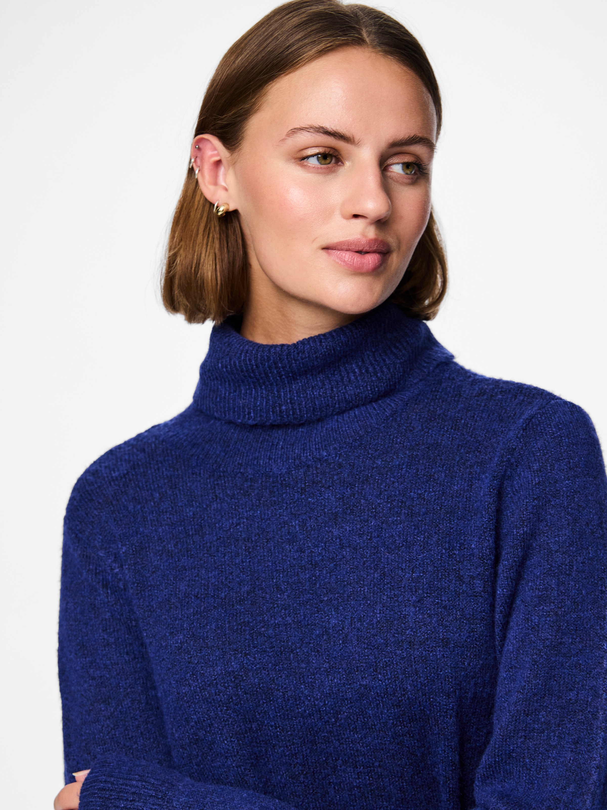 pieces Strickkleid »PCJULIANA LS ROLLNECK KNIT DRESS NOOS BC«