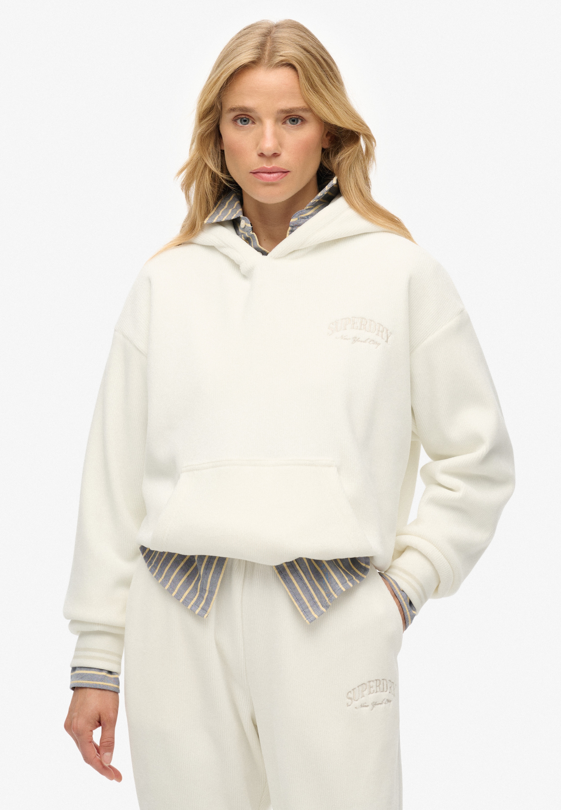 Superdry Kapuzensweatshirt »COUNTRY CLUB VELOUR RELAX HOOD«
