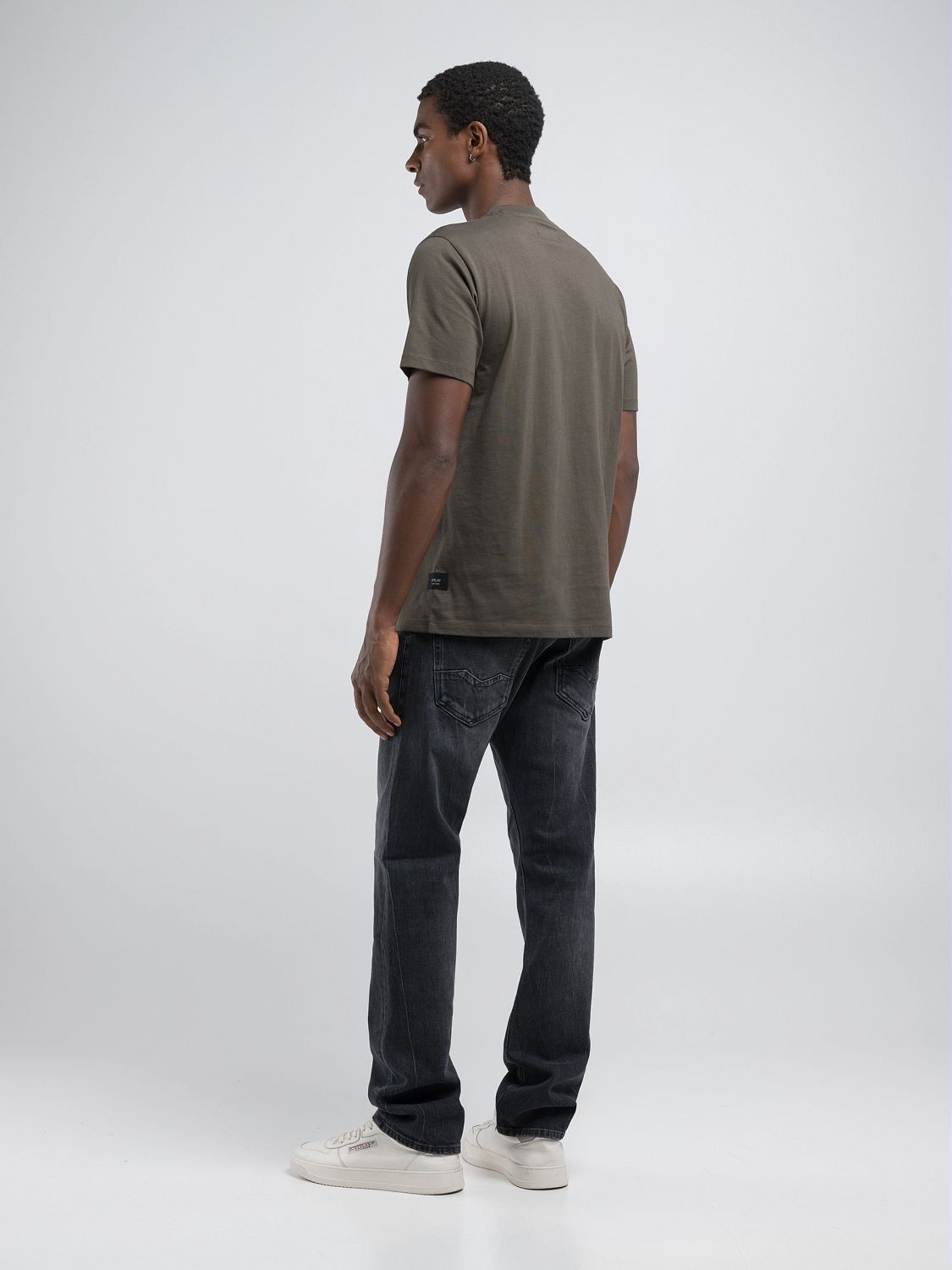 Replay T-Shirt mit Logo-Frontprint